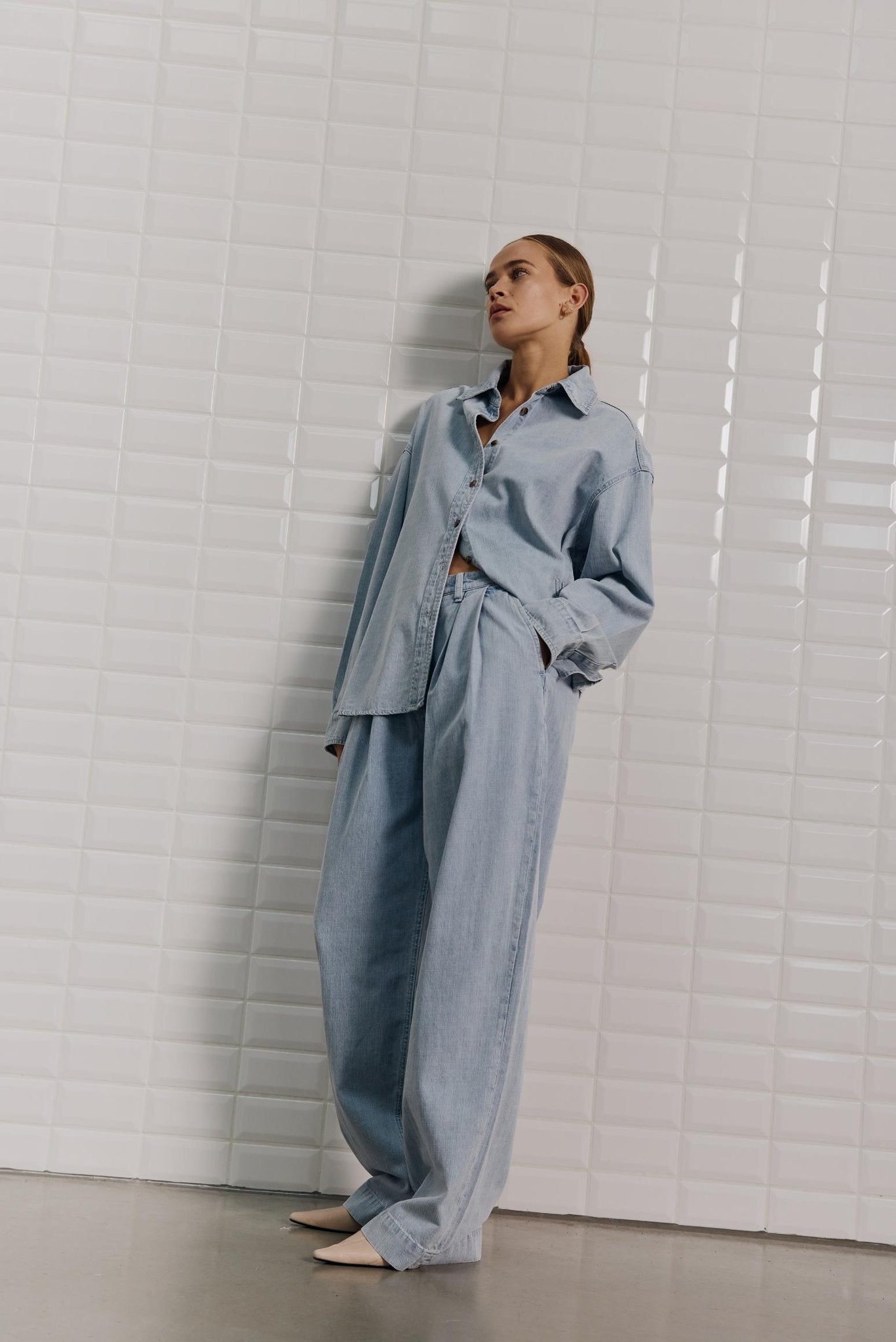 Withblack Damen Tops Ocean Blue