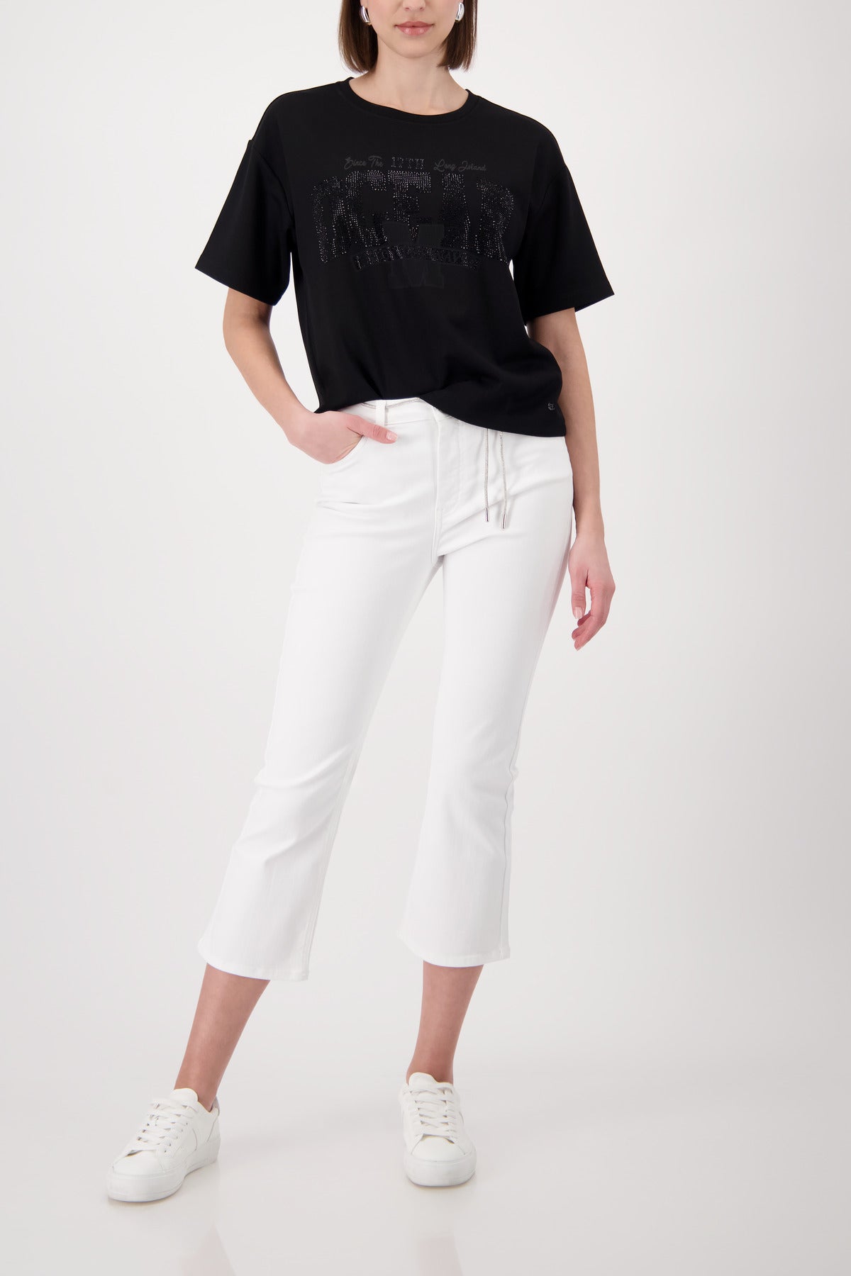 Monari Damen T-Shirts  Schwarz