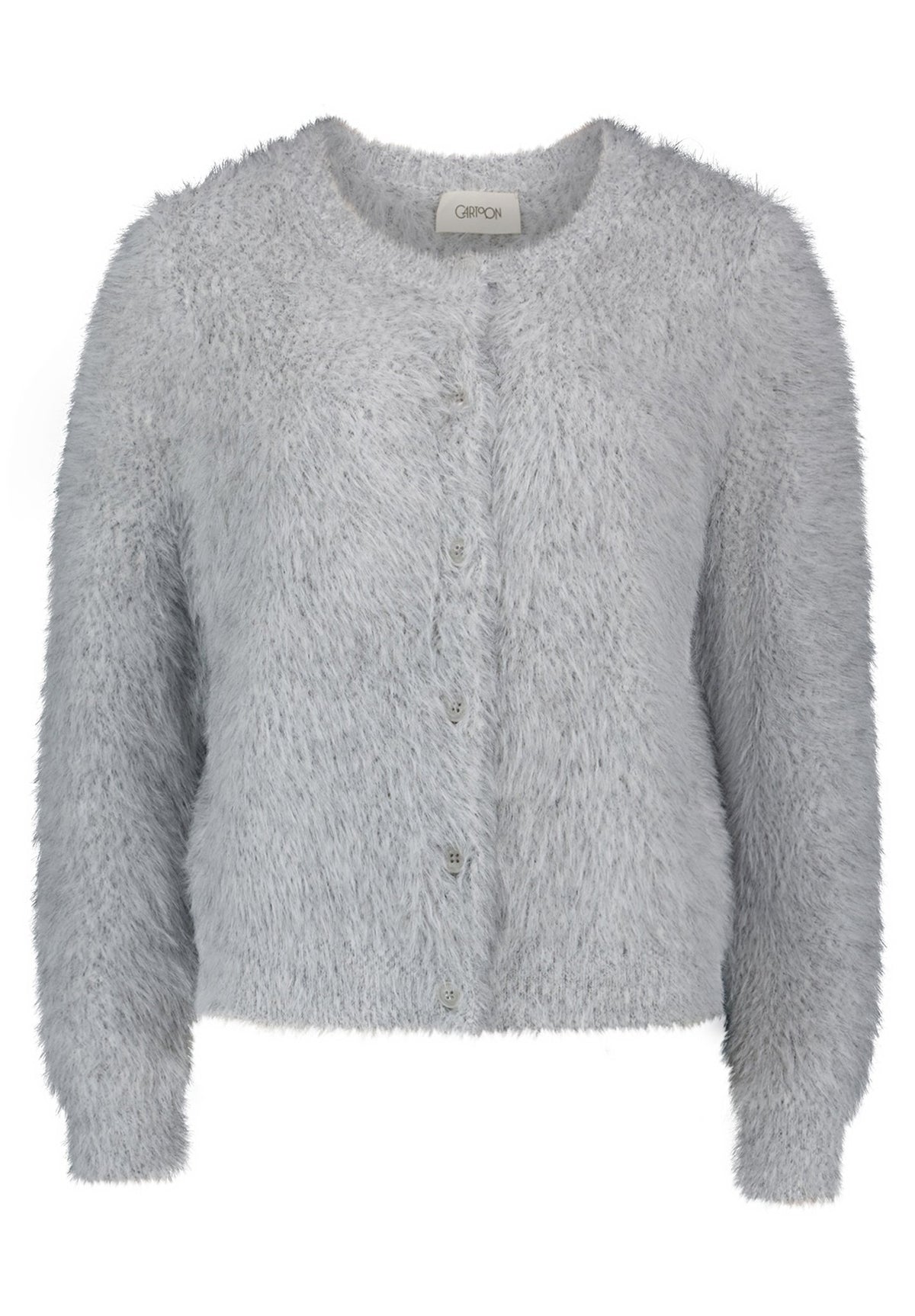 Cartoon Damen Strickjacken Middle Grey Mel