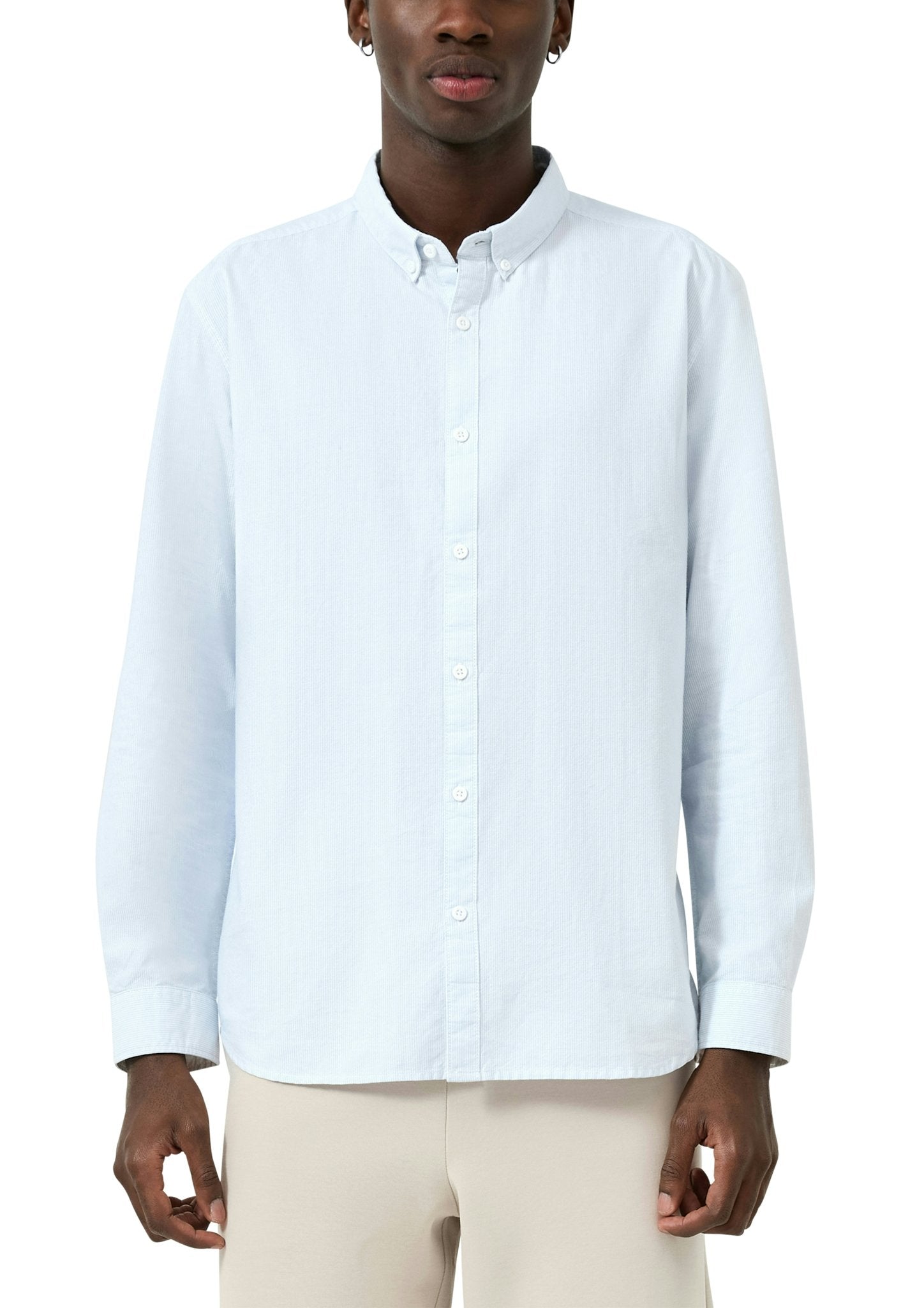 QS by S.Oliver Herren Hemden lang Blue