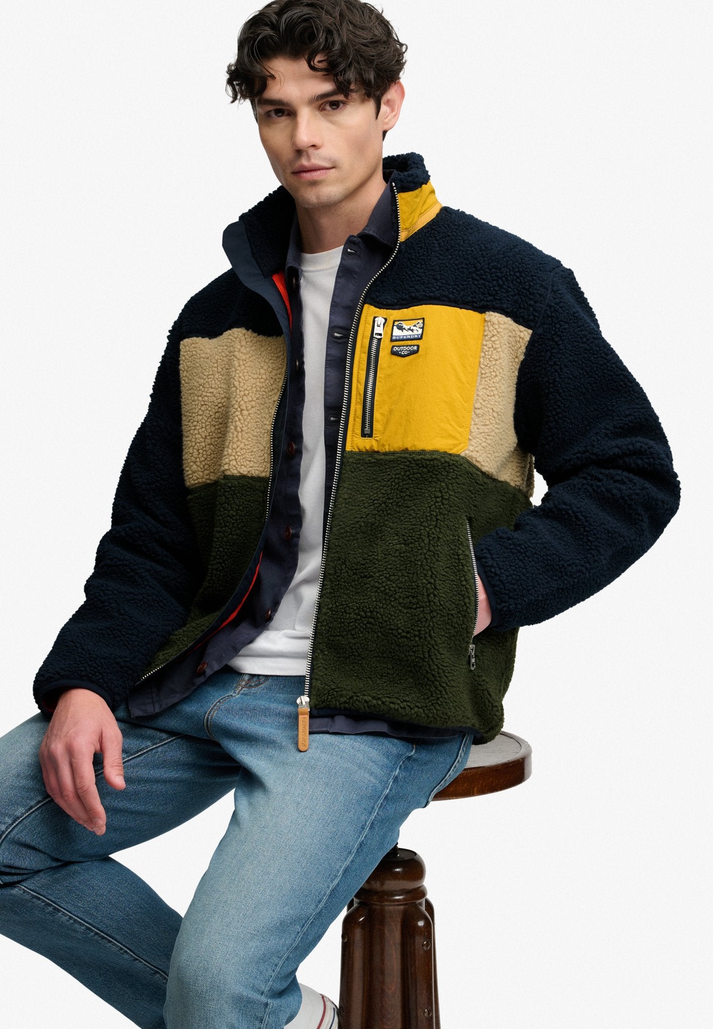 Superdry Men Herren Sweatjacken Gdz Eclipse Nav