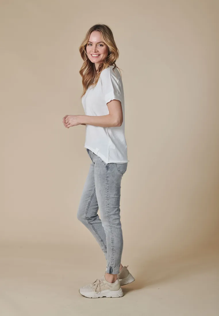 Zhrill Damen T-Shirts  White