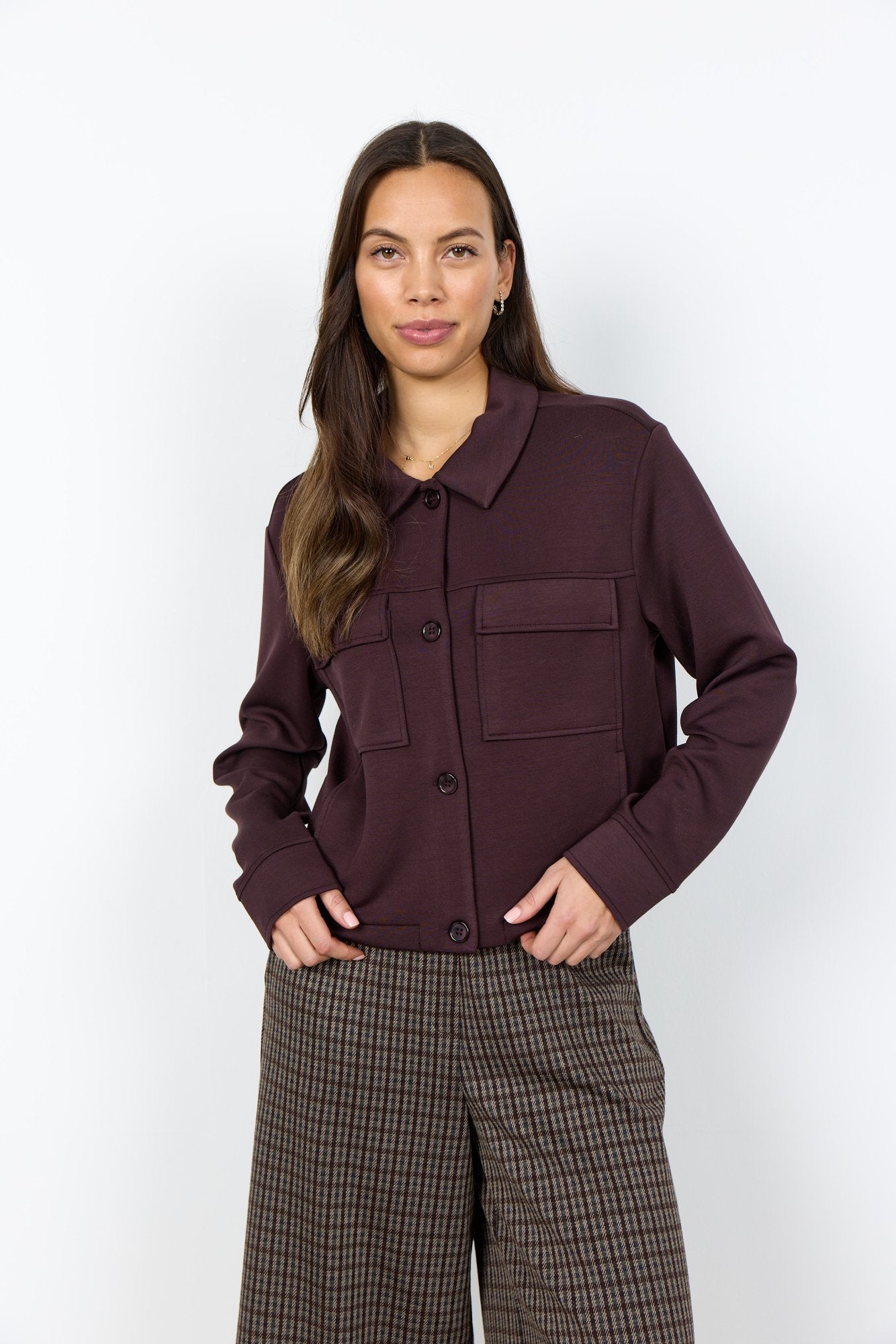 Soya Concept Damen Jacken Chocolate Plum
