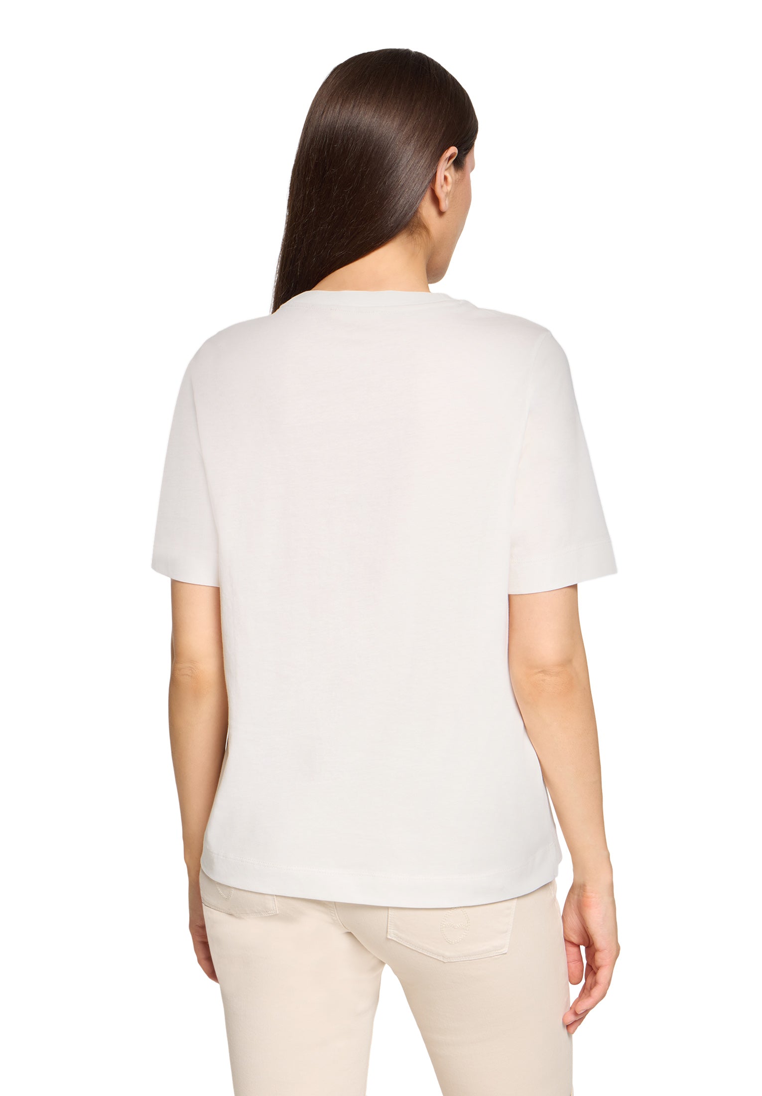 Cartoon Damen T-Shirts Patch Cream/Nat