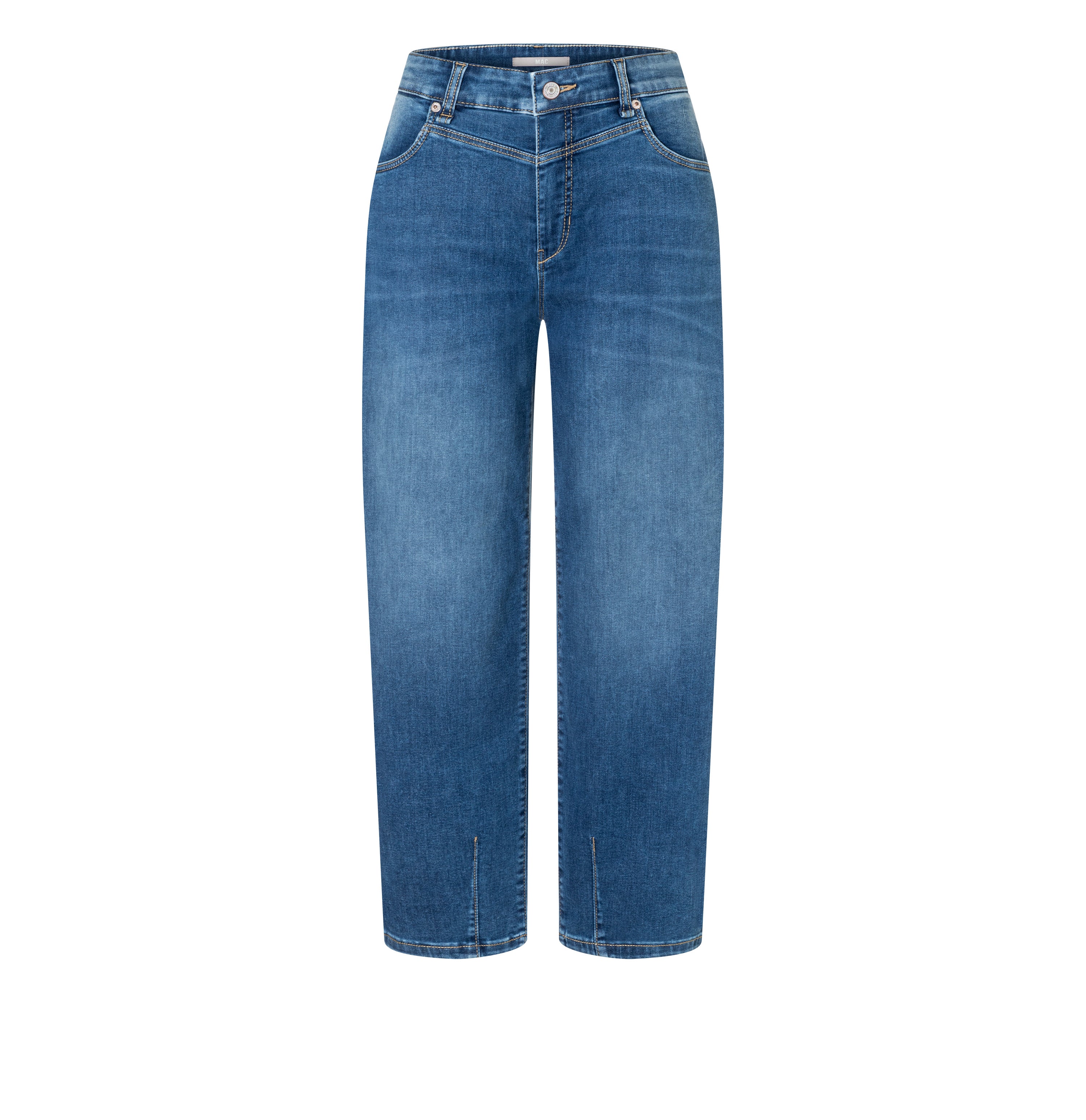 Mac Damen Jeans Mid Blue Use Wa