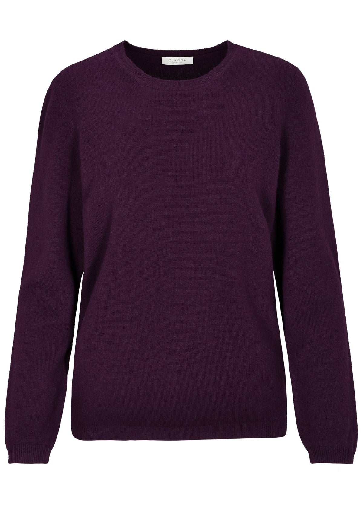 Clarina Damen Pullover  Aubergine