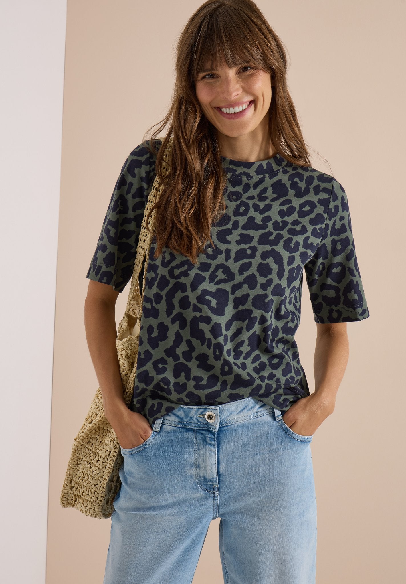 Cecil Damen T-Shirts  Dried Oli