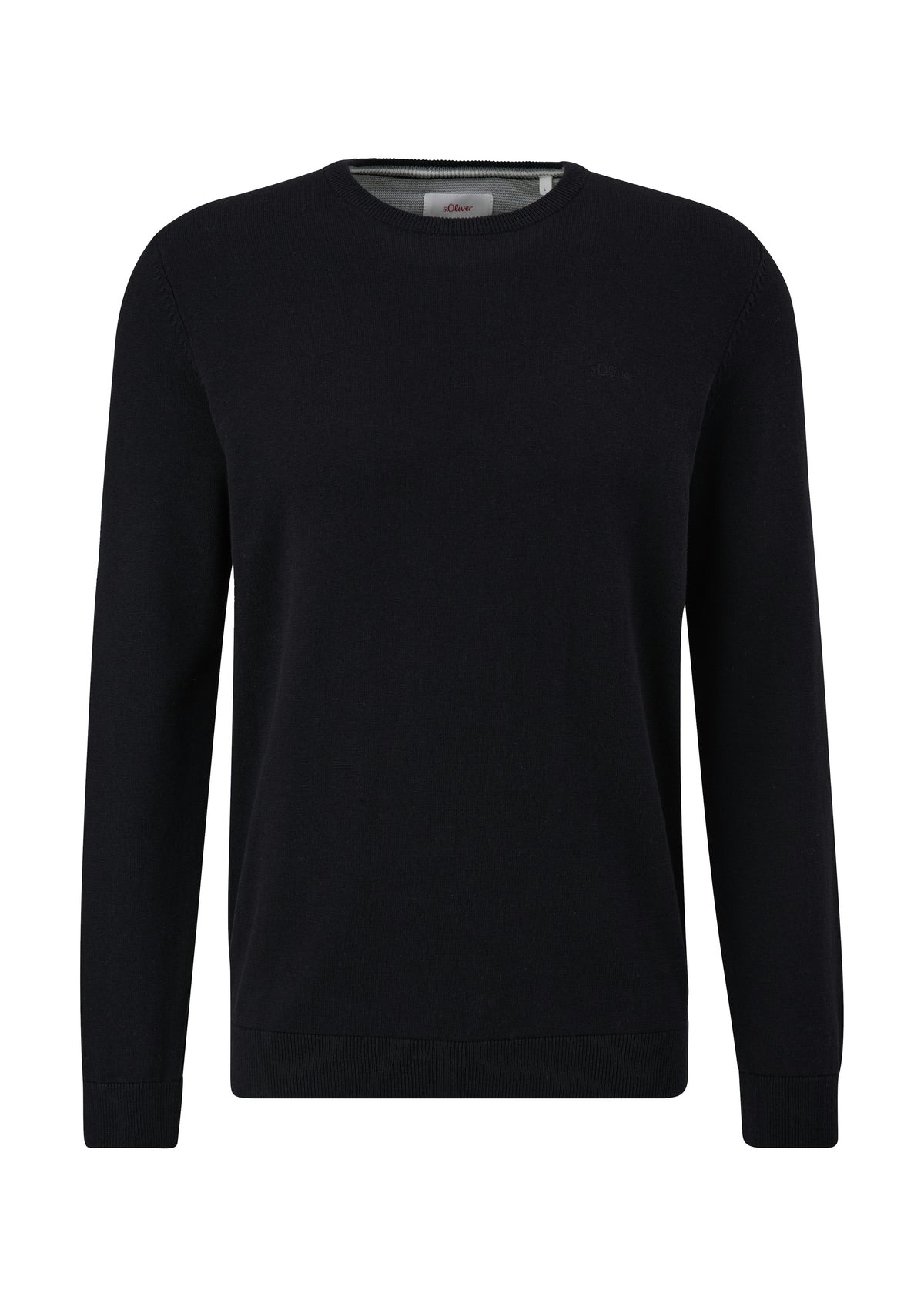 S. Oliver red Herren Pullover  Grey/Black
