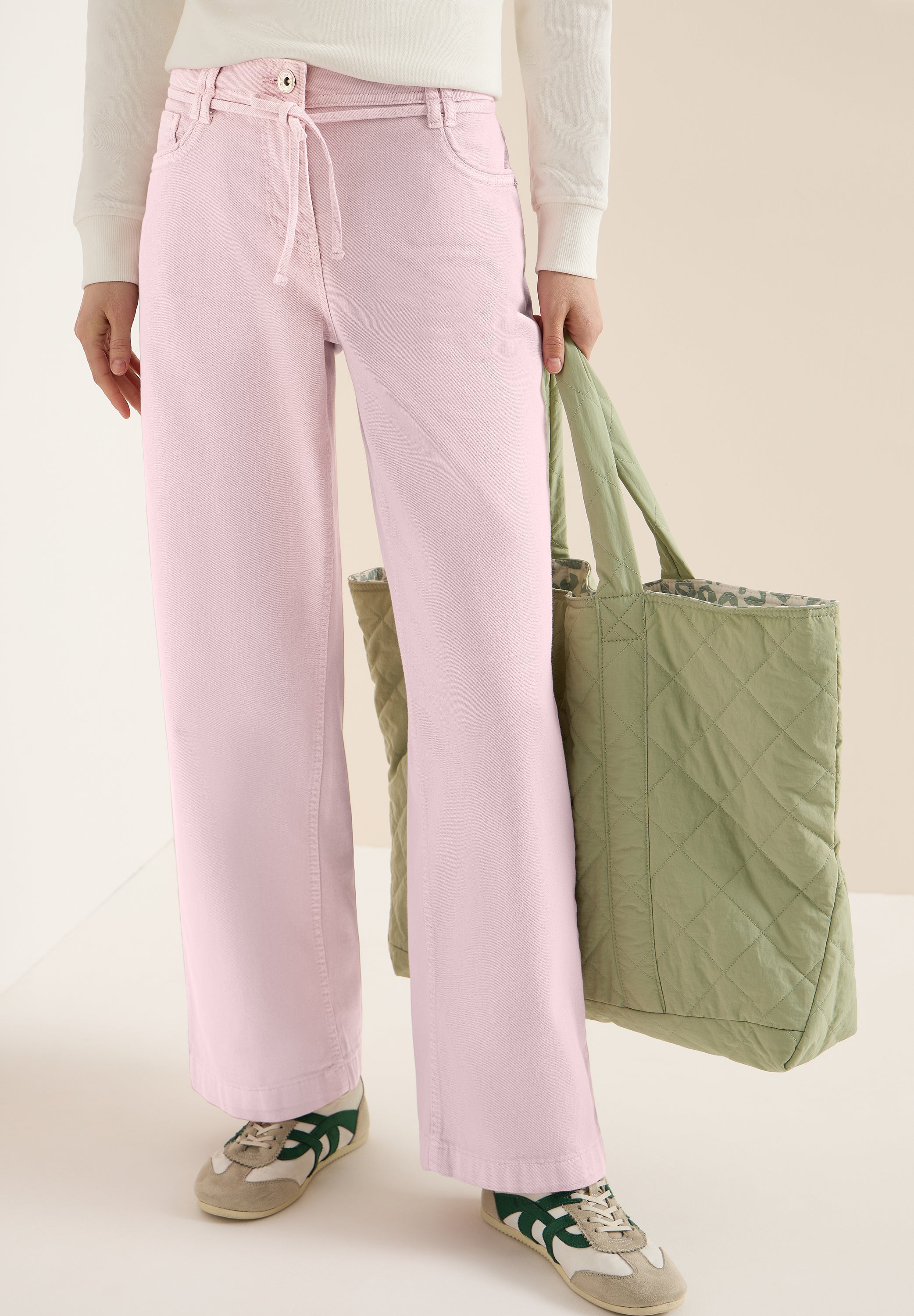 Cecil Damen Hosen Light Blu
