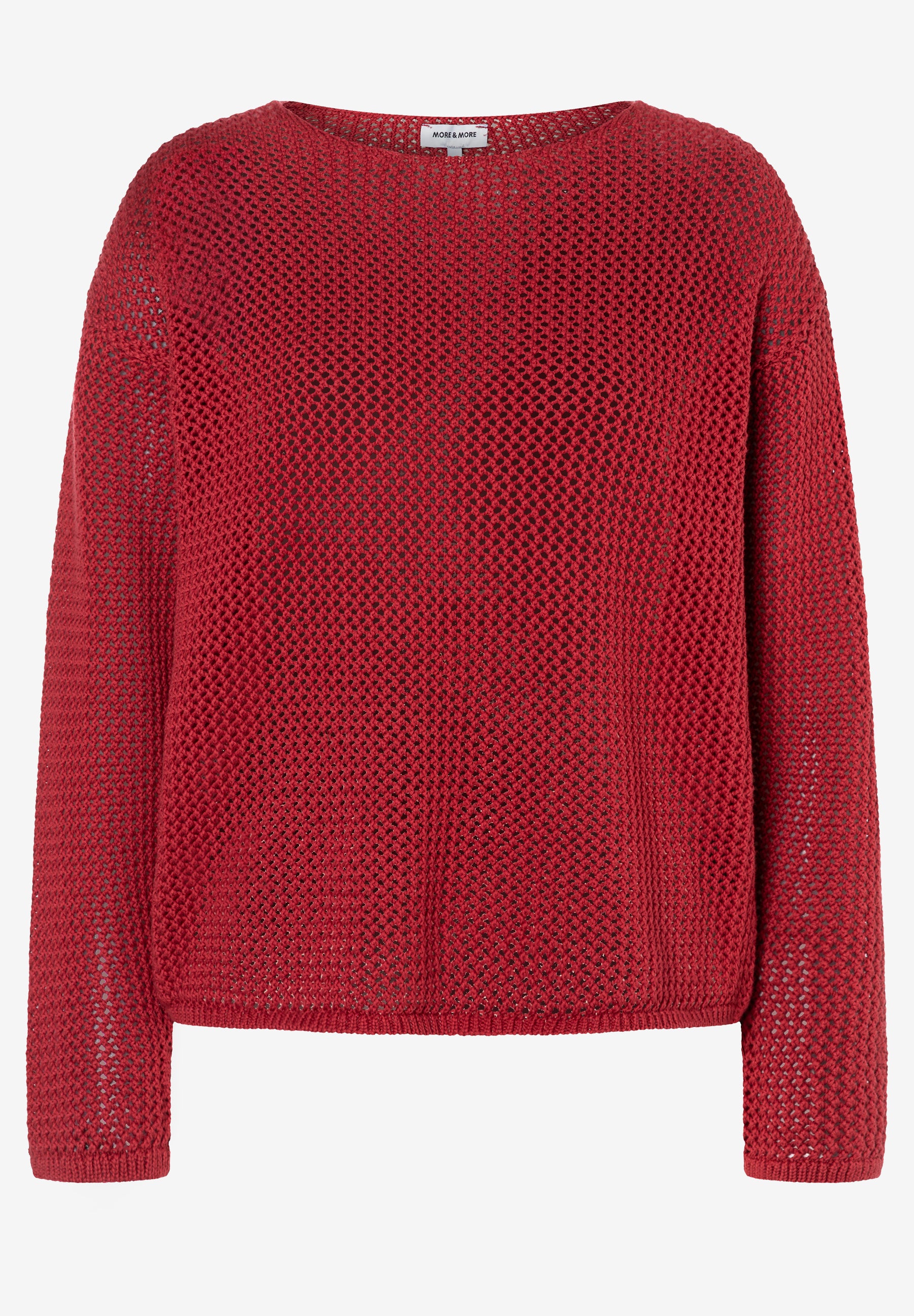 More & More Damen Pullover Red Pepper
