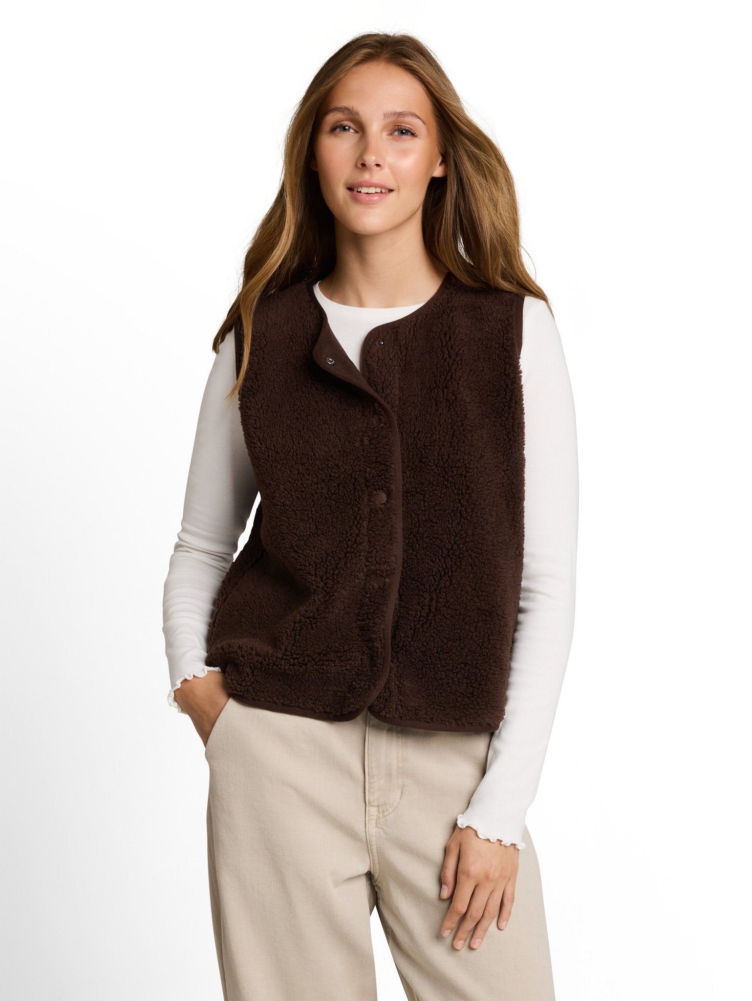 Tom Tailor denim Damen Sweatjacken Cool Dark Brown