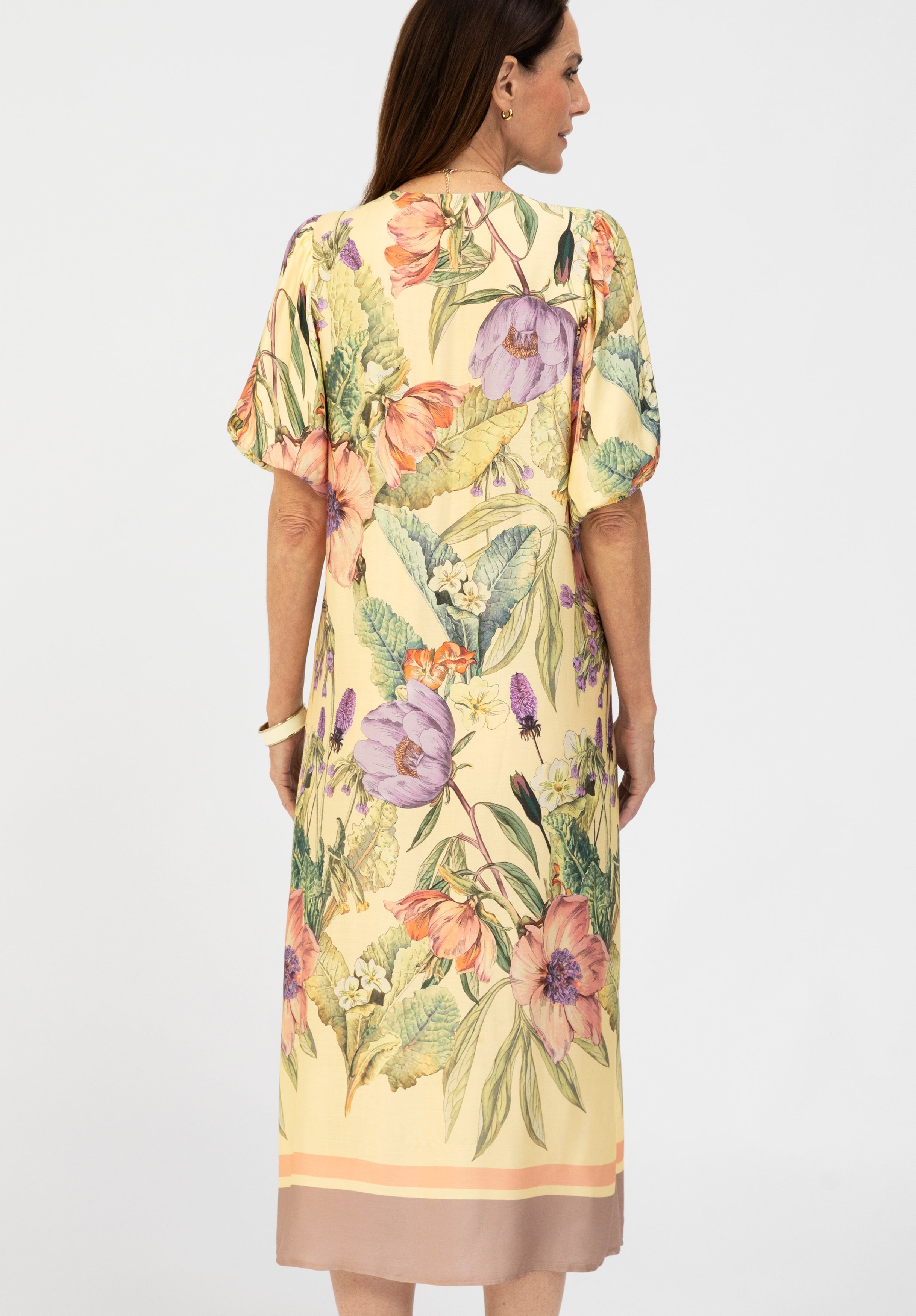 Bianca Damen Kleider Yellow Mix