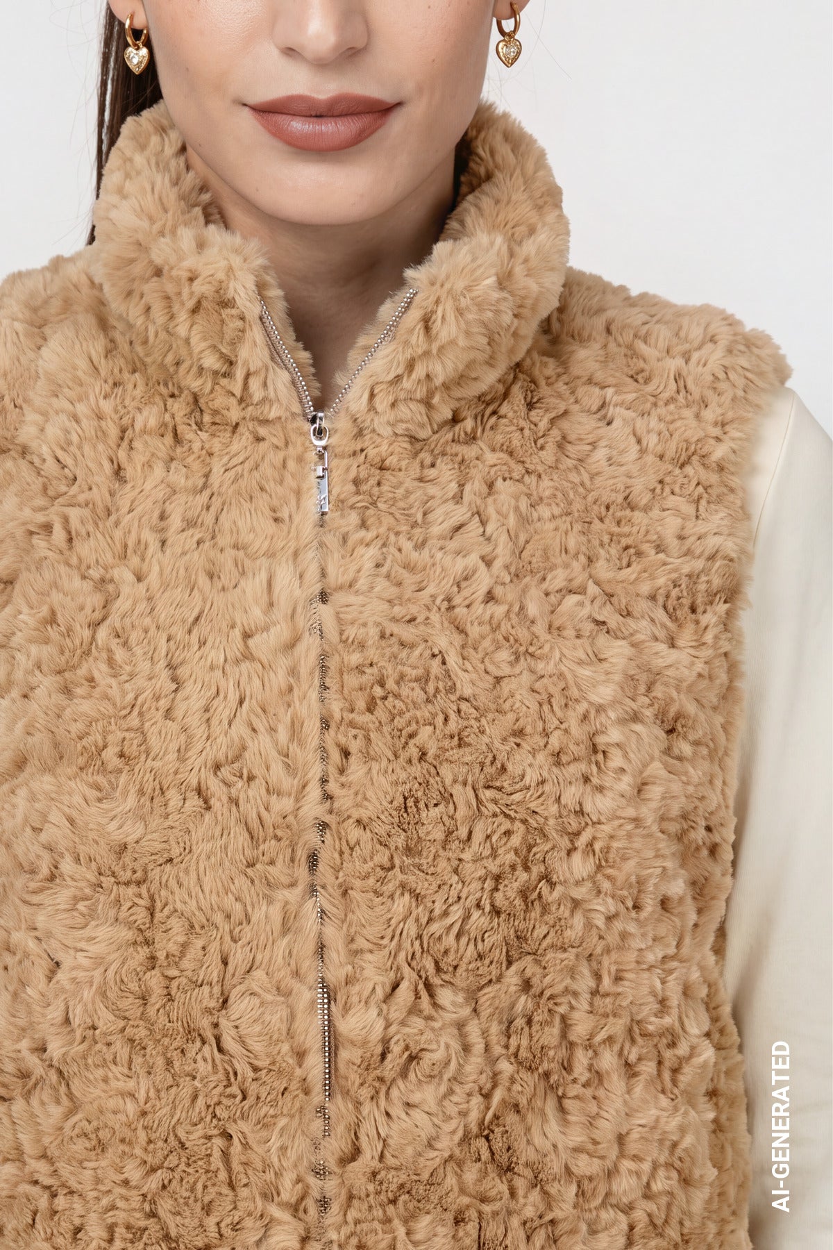 Monari Damen Outdoorwesten  Brown Sugar