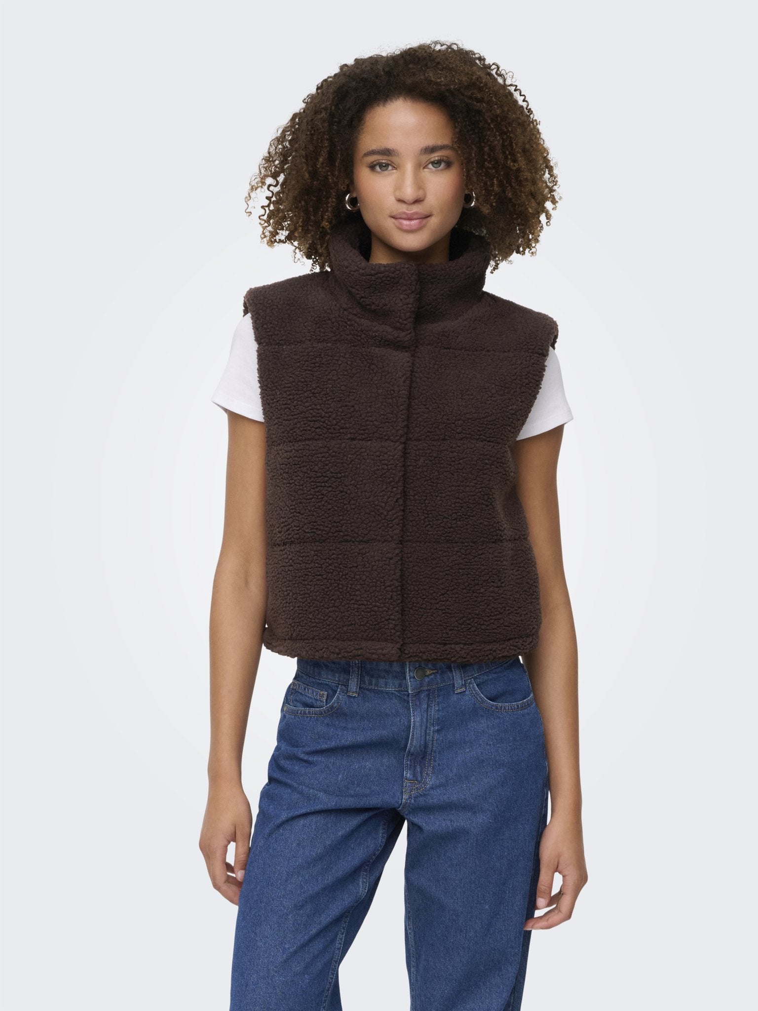 only Damen Outdoorwesten Seal Brown