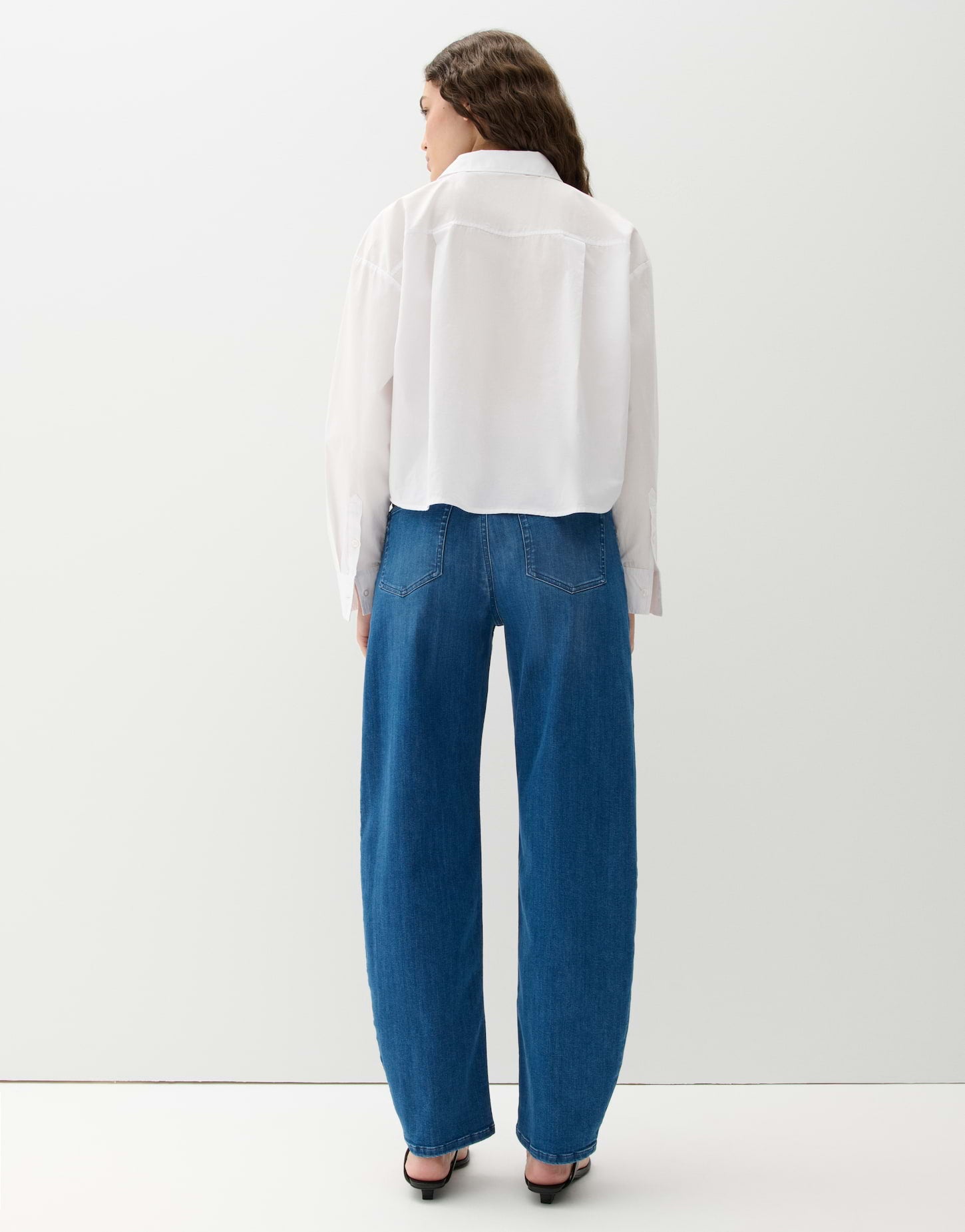 Opus Pants Damen Jeans  Mid Blue