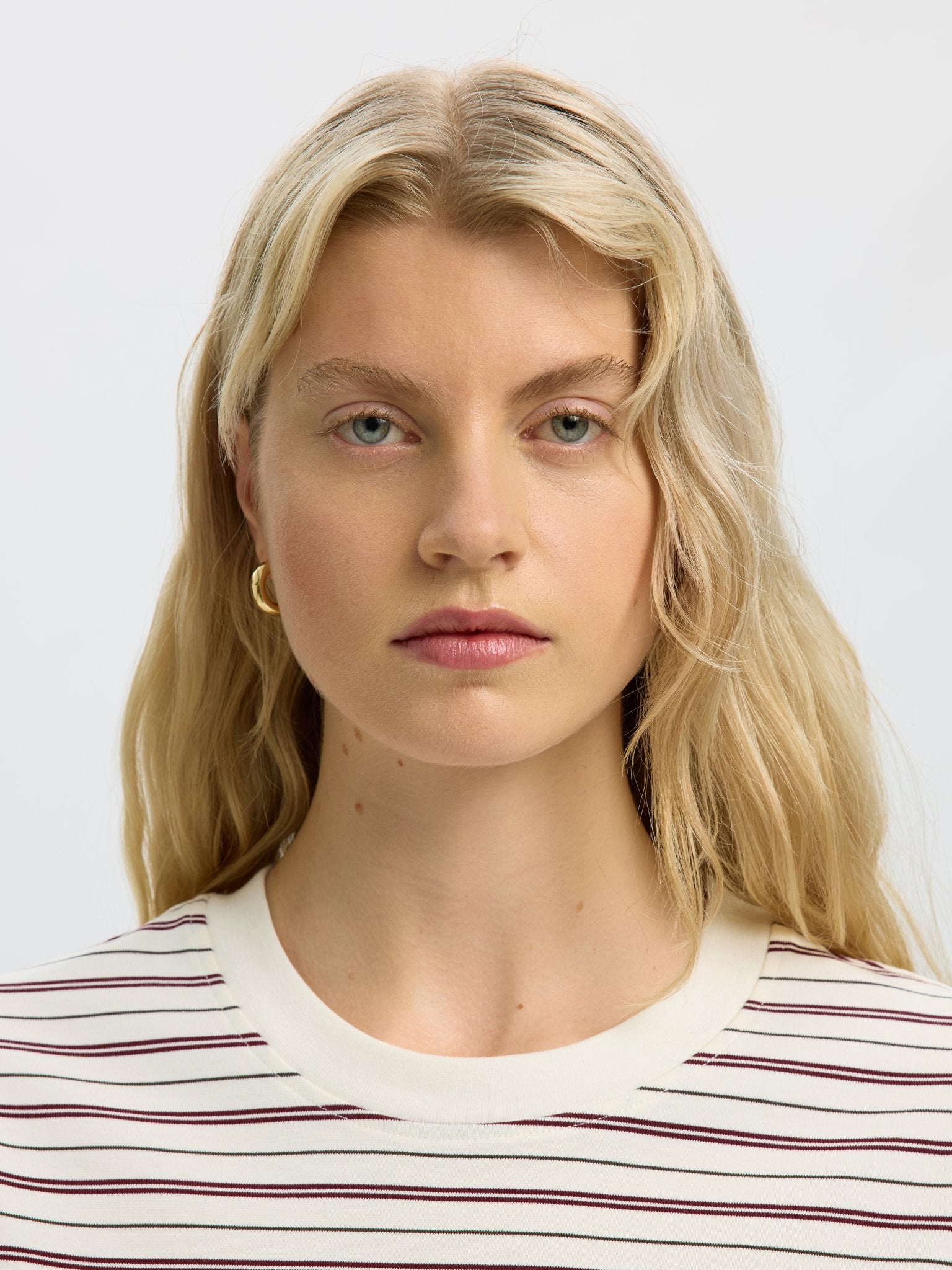 Selected Femme Damen T-Shirts Tawny Port/Mult