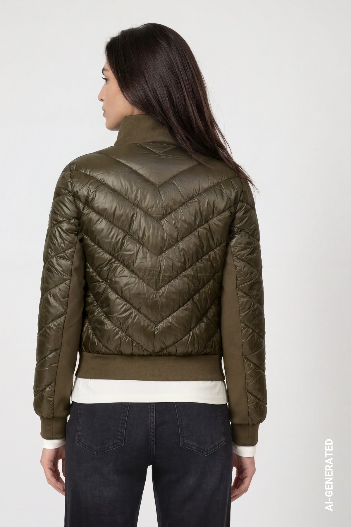 Monari Damen Jacken Olive