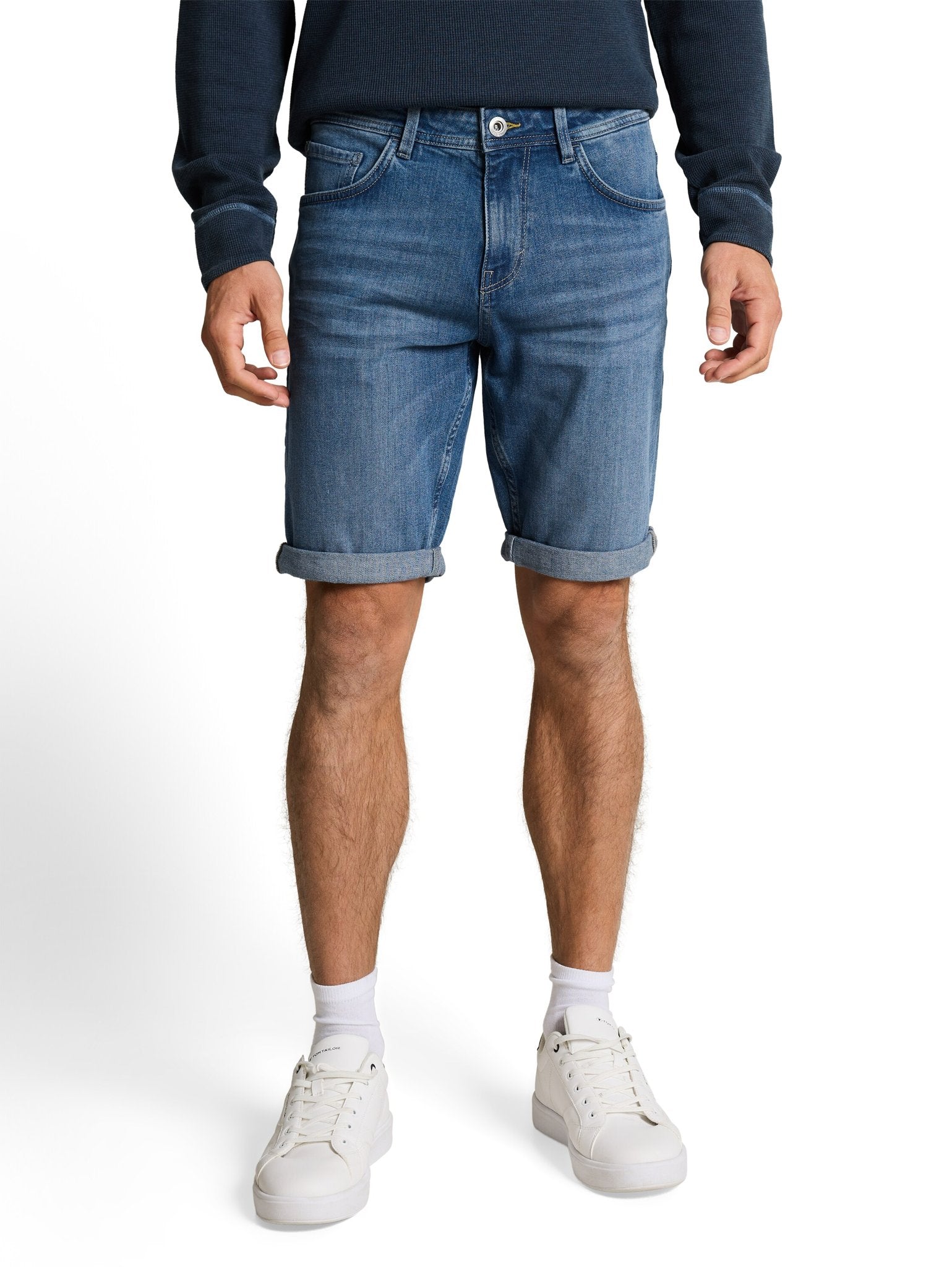 Tom Tailor Herren Shorts Mid Stone Brigh