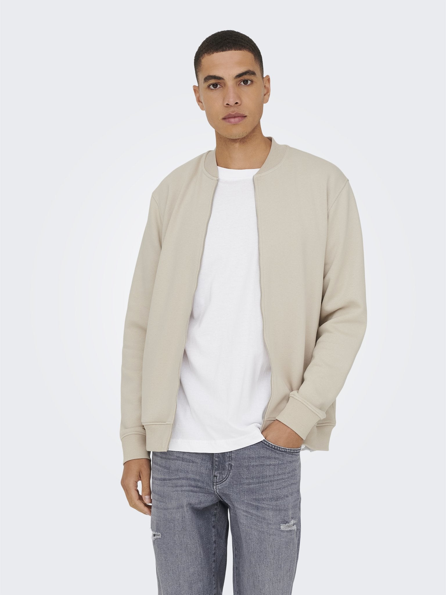 Only & Sons Herren Sweatshirts Silver Lining