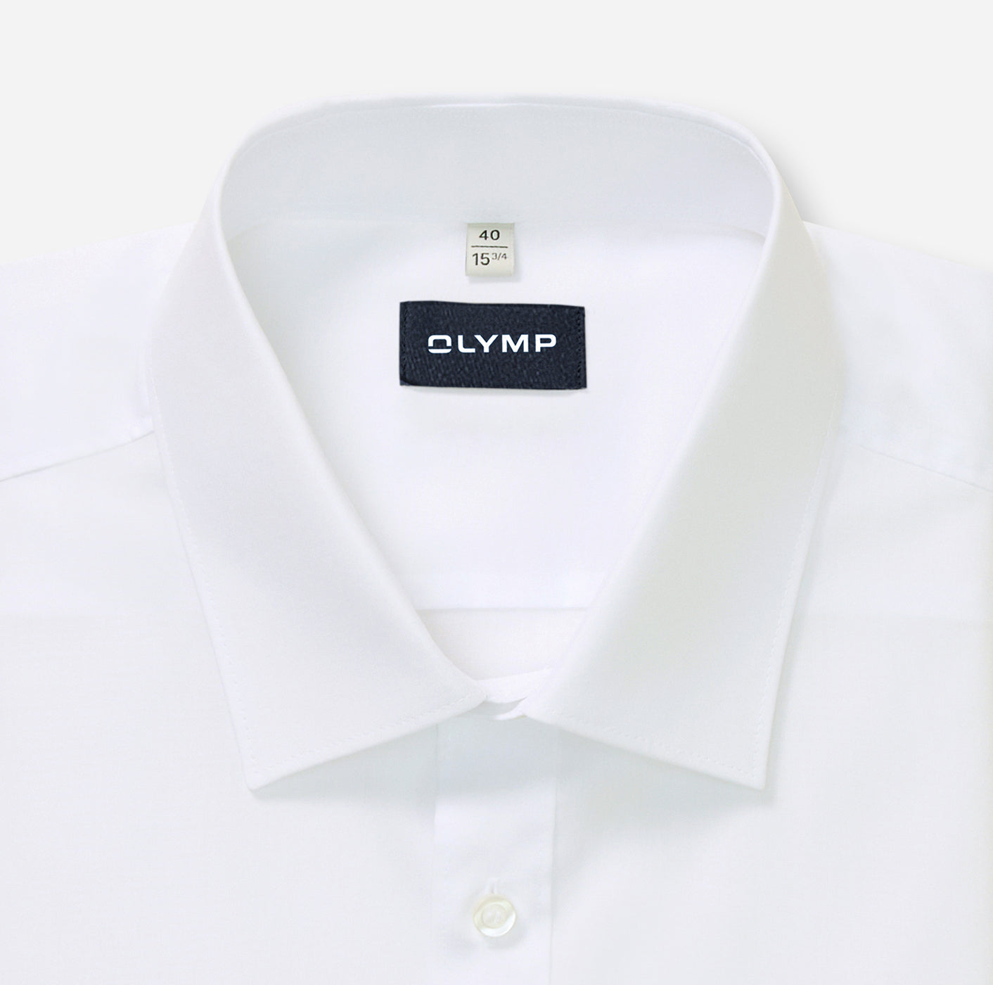 Olymp Herren Hemden lang  Weiss