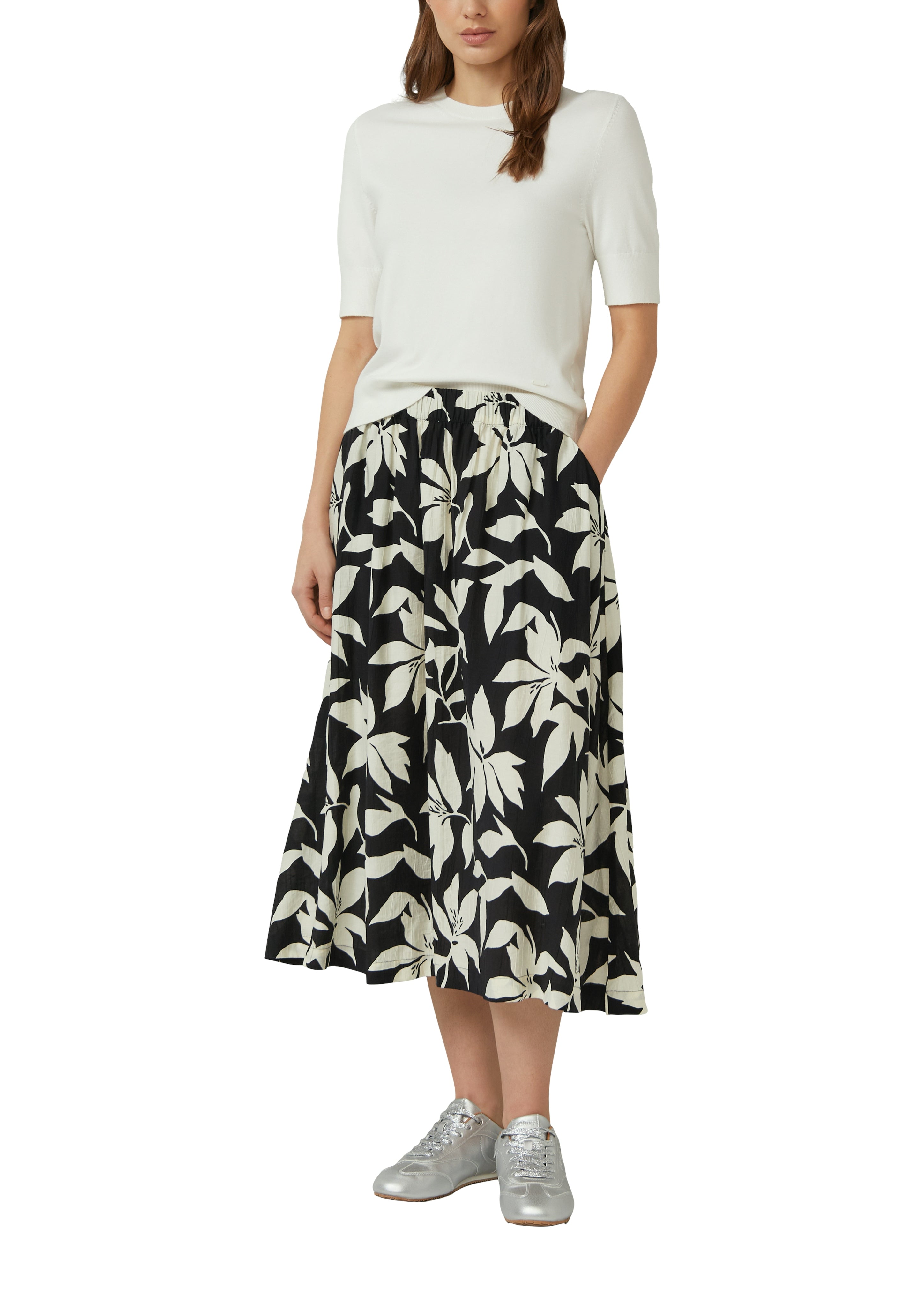 S. Oliver red Damen Rock Grey/Black