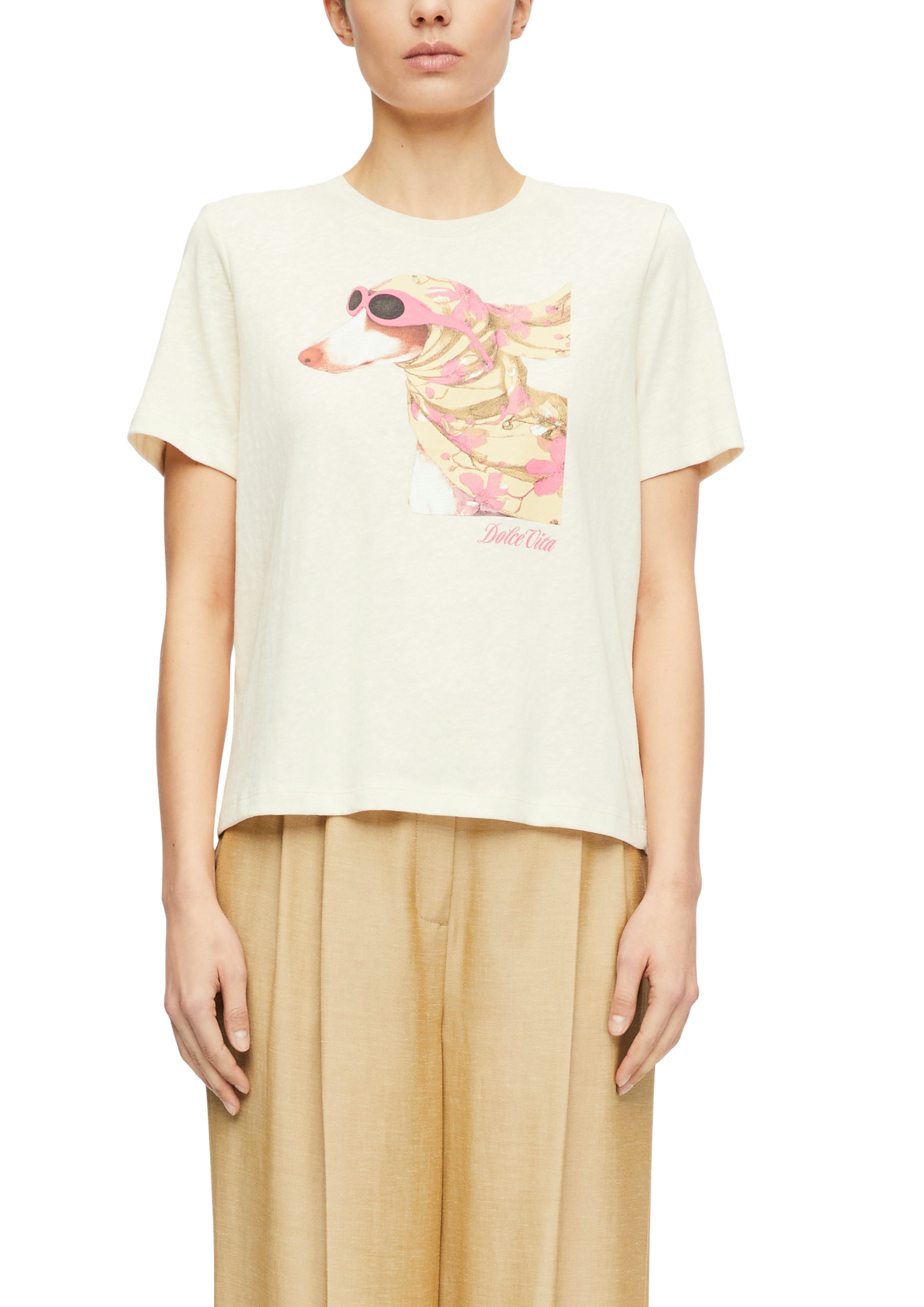 Comma Damen T-Shirts White