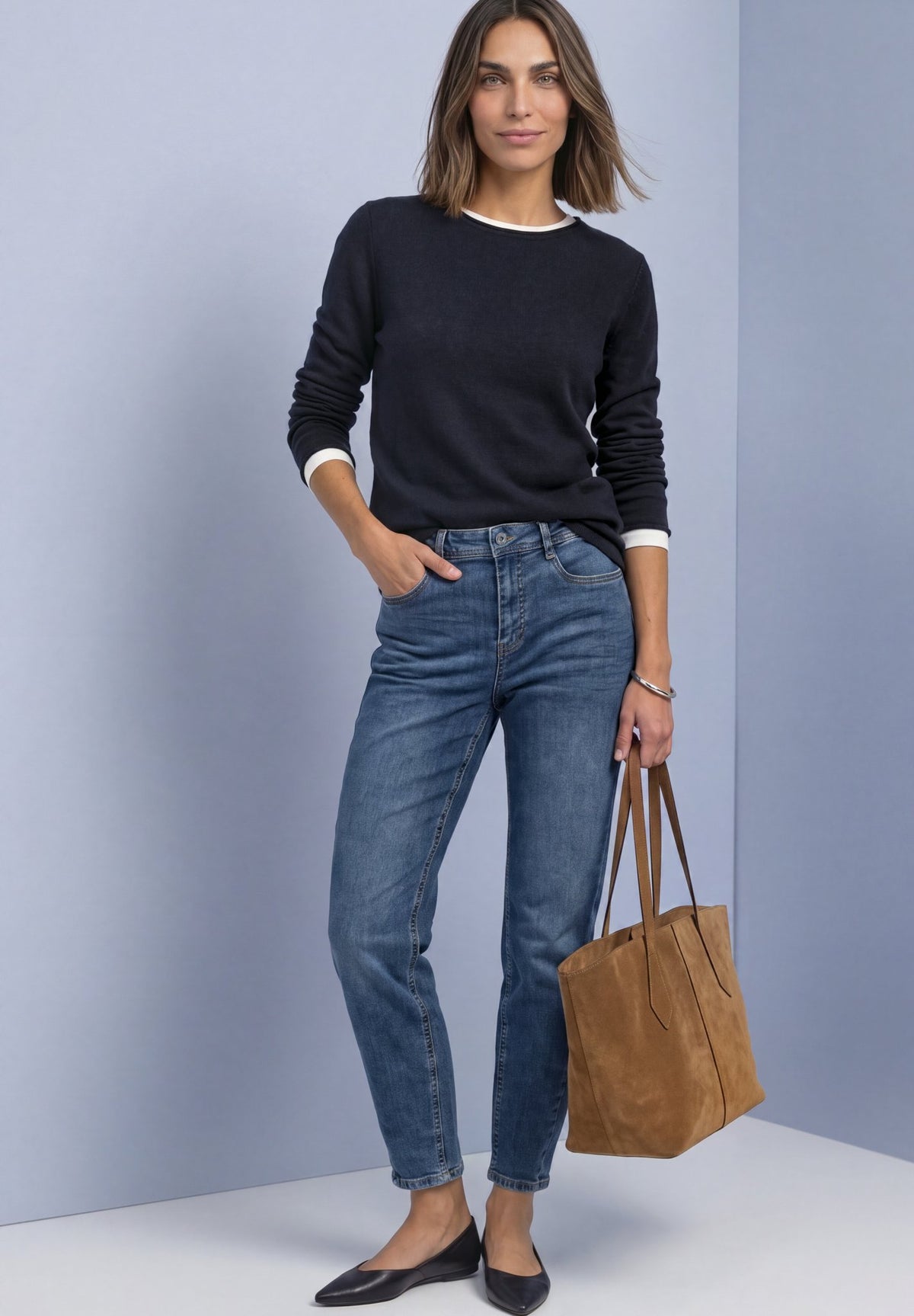 Street One Damen Pullover  Indigo Ni