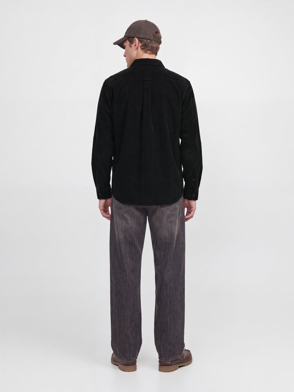 Jack & Jones Herren Hemden lang Black