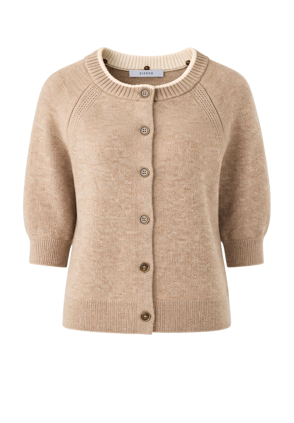 Bianca Damen Pullover Light Cognac Me