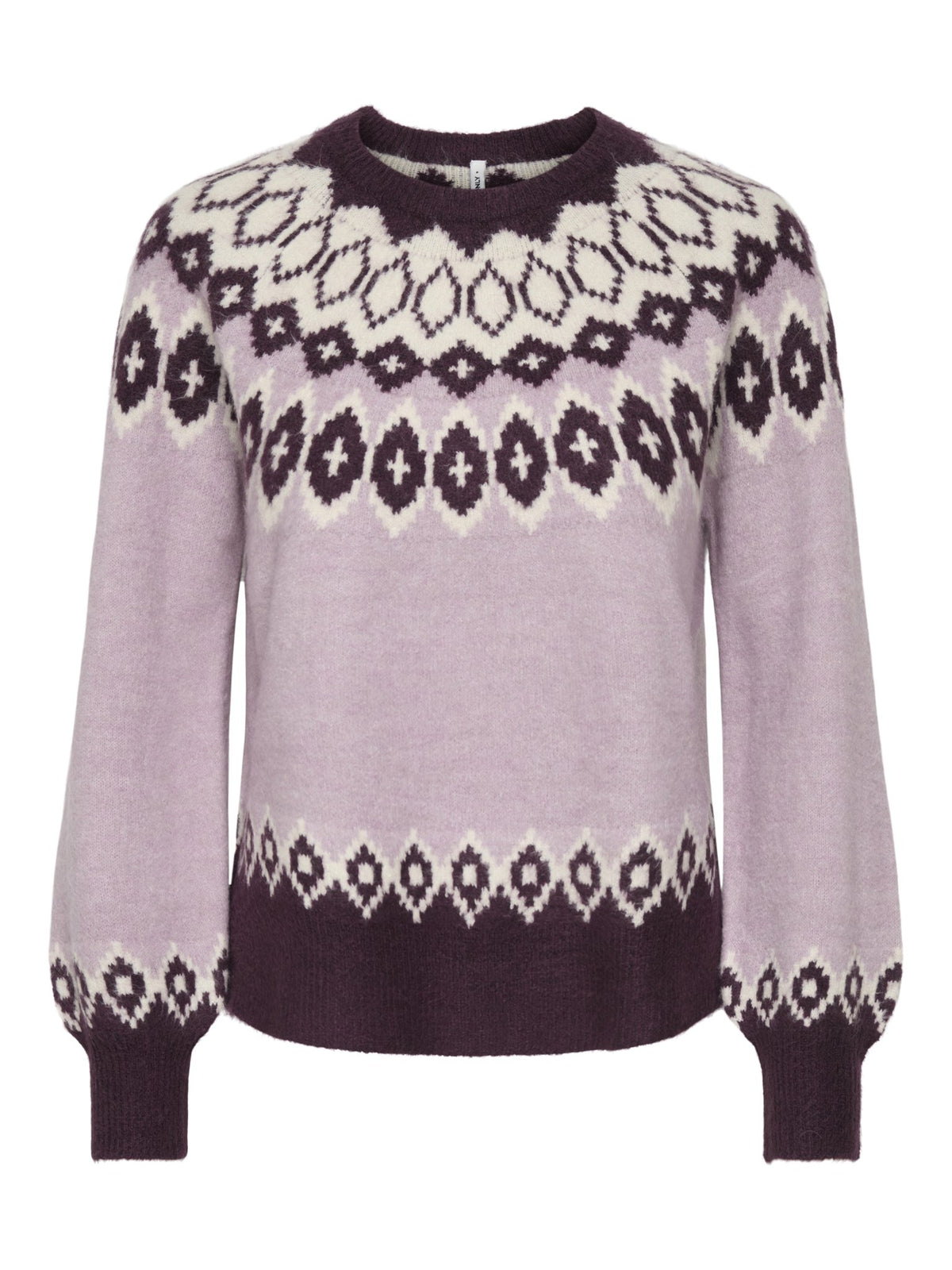 Only Damen Pullover Fig/Keepsake Li