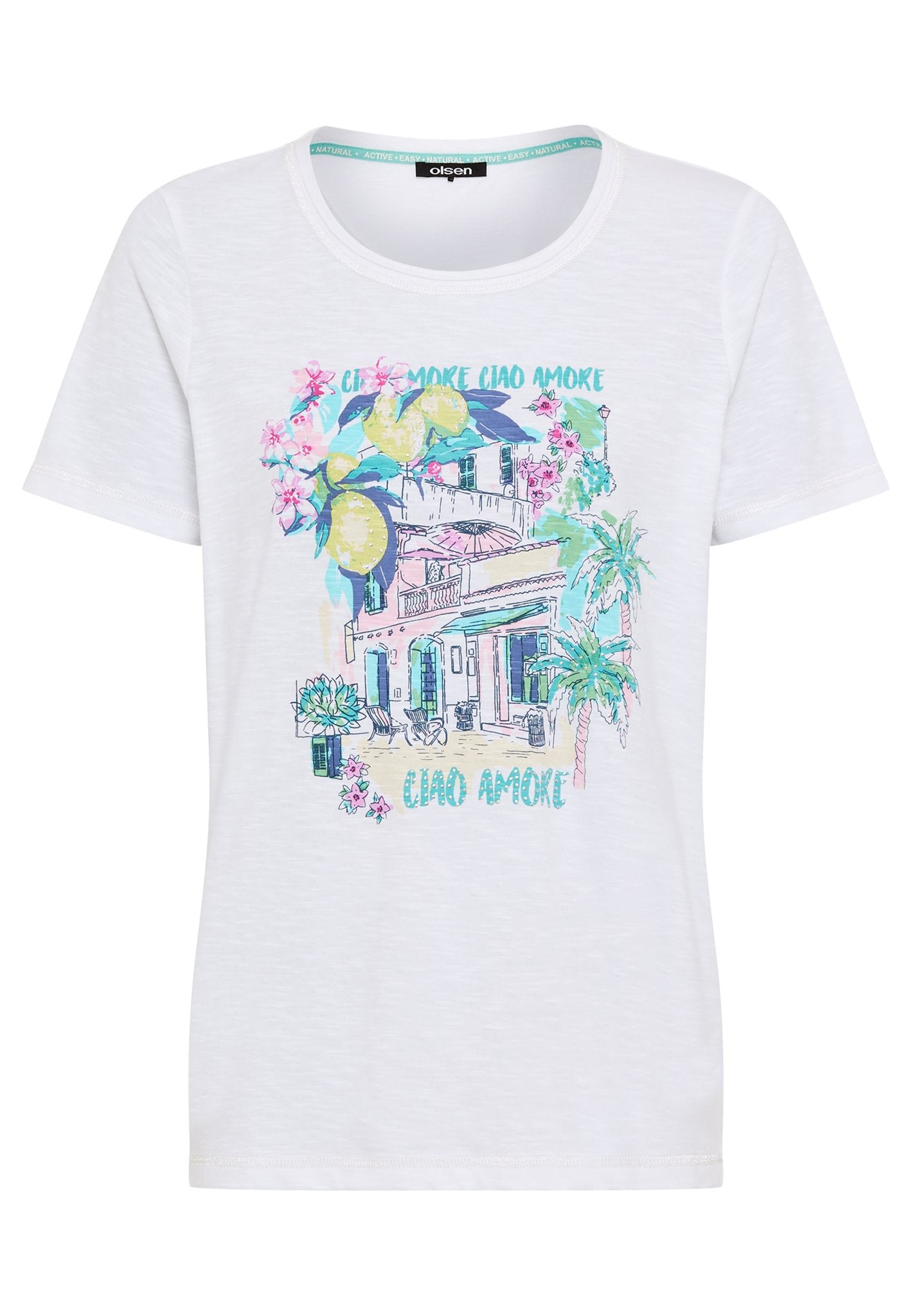 Olsen Damen T-Shirts  White