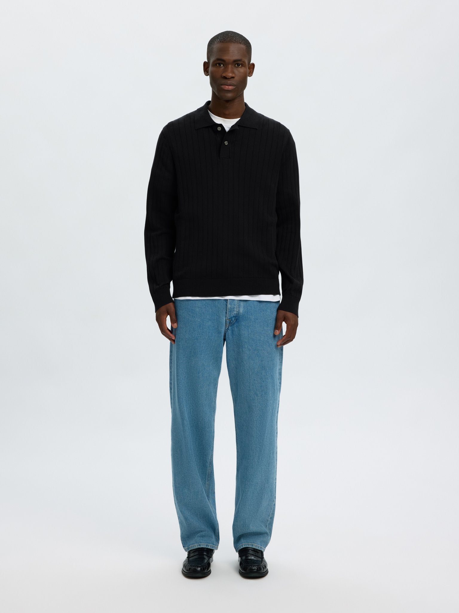 Selected homme Herren Pullover  Black