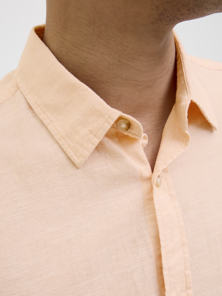 Jack & Jones Herren Hemden lang Peach Parfait