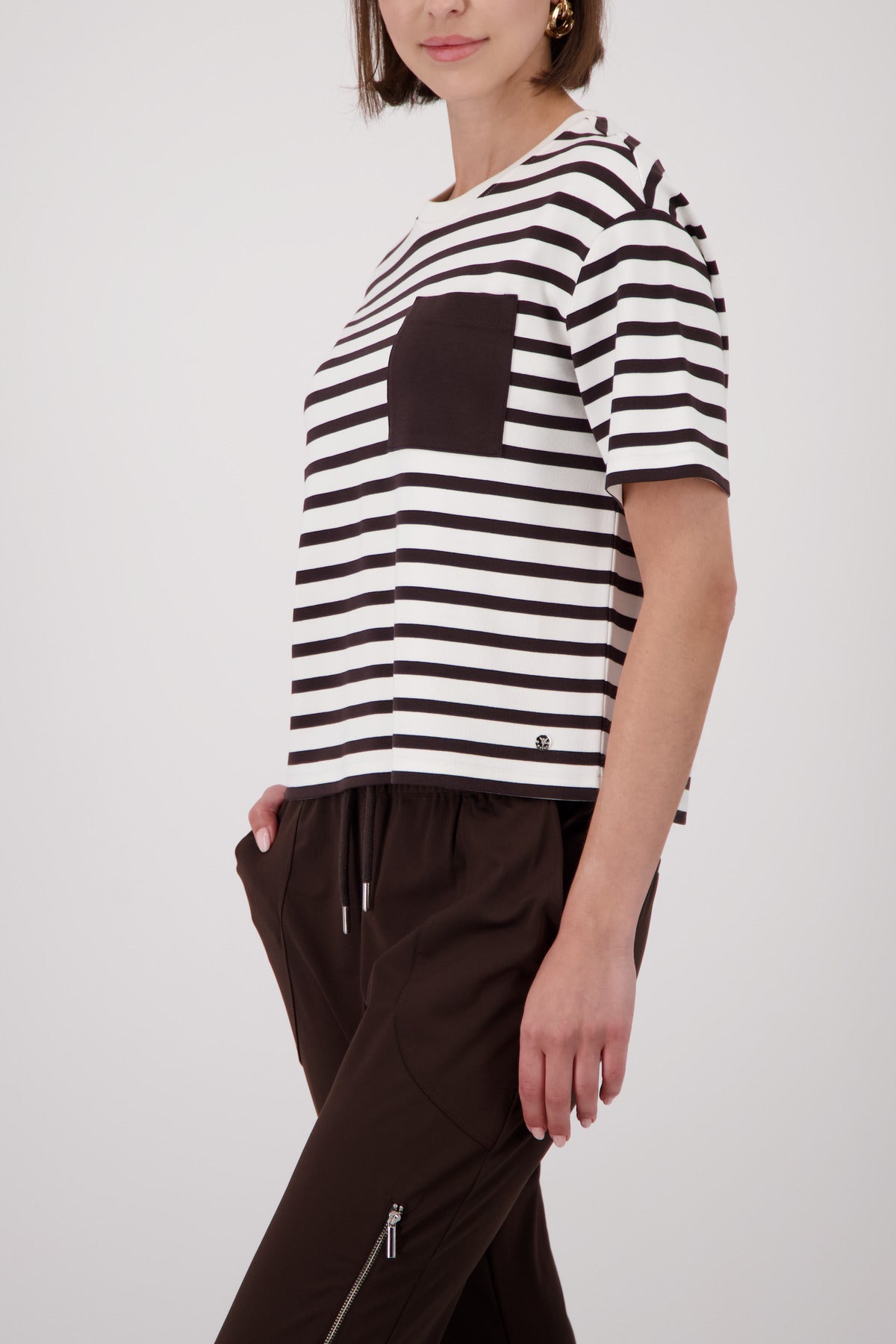 Monari Damen T-Shirts Coffee Ring