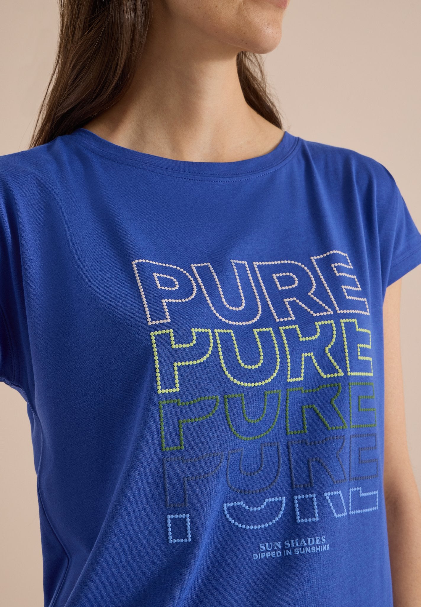 Cecil Damen T-Shirts  Deep Rive