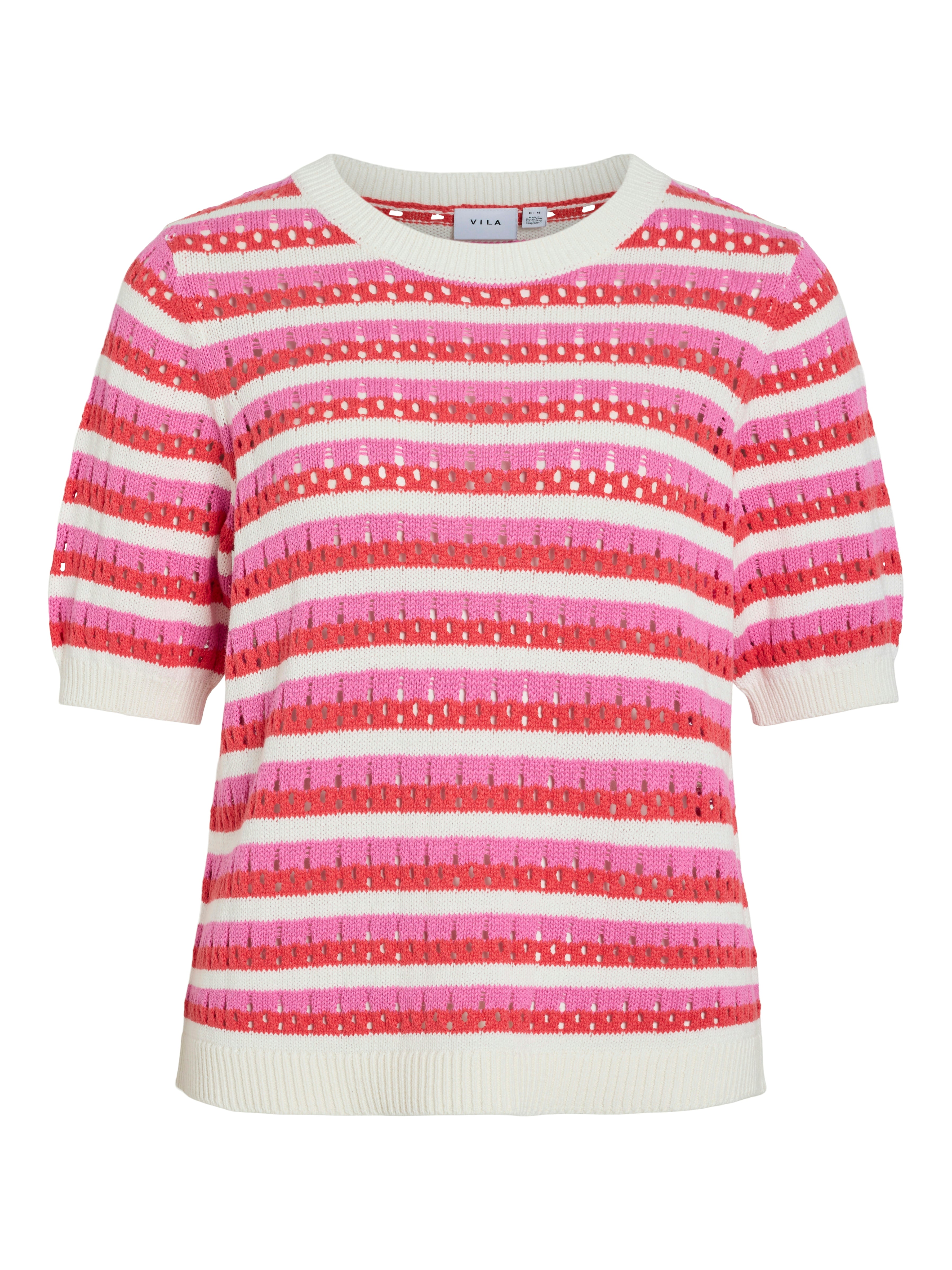 Vila Damen Pullover Snow White/Hibi