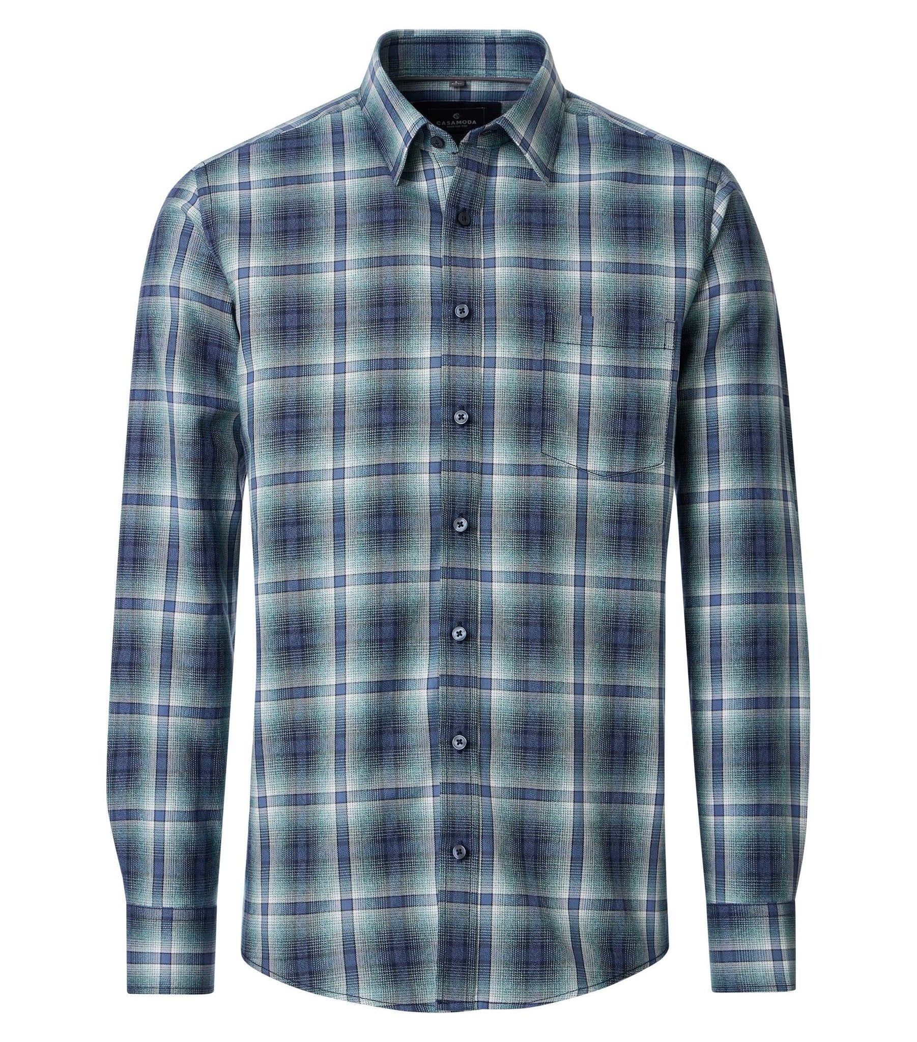 Casa Moda Herren Hemden  Aqua Bis Pe