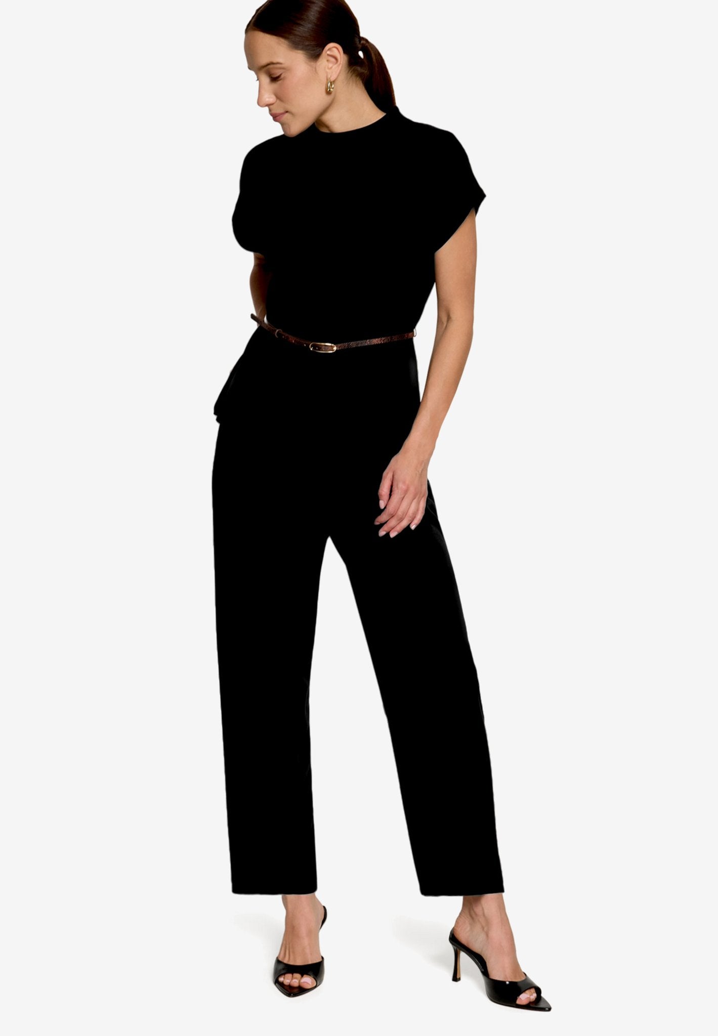 Zero Damen Hosen Black Beauty