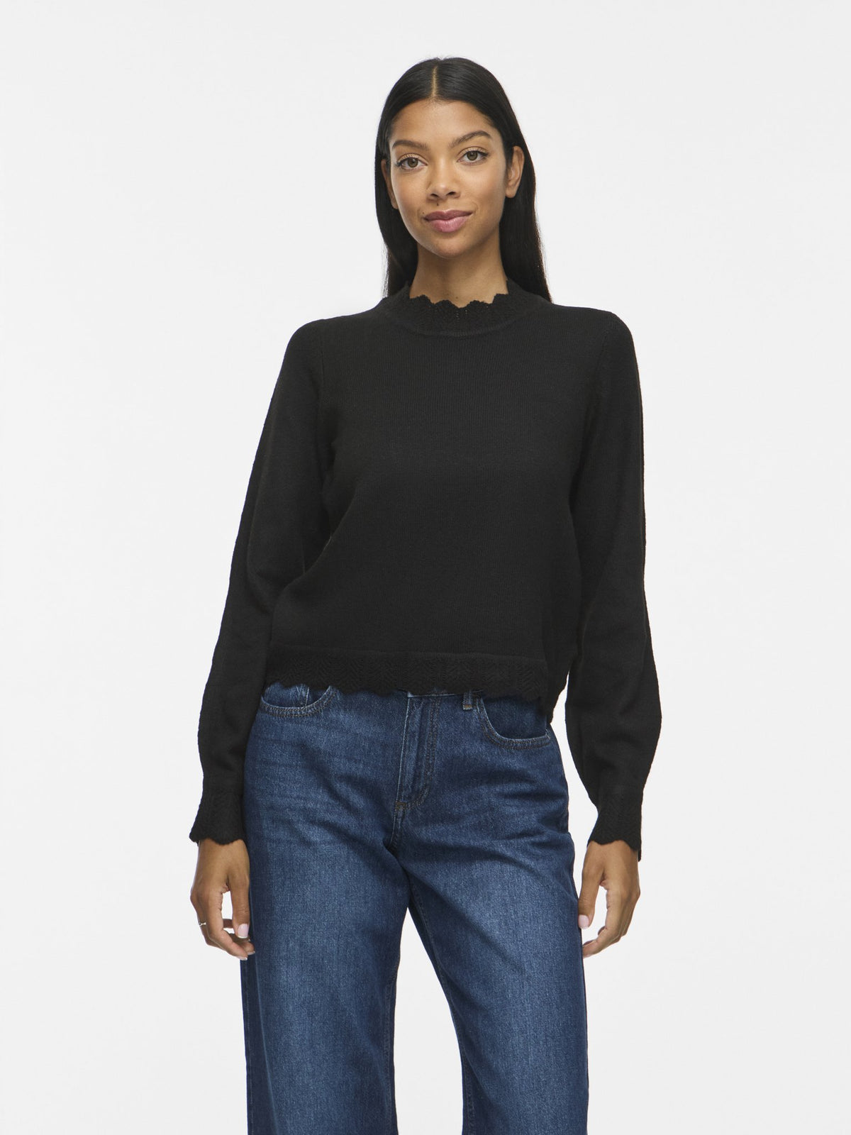 Vila Damen Pullover Black Beauty