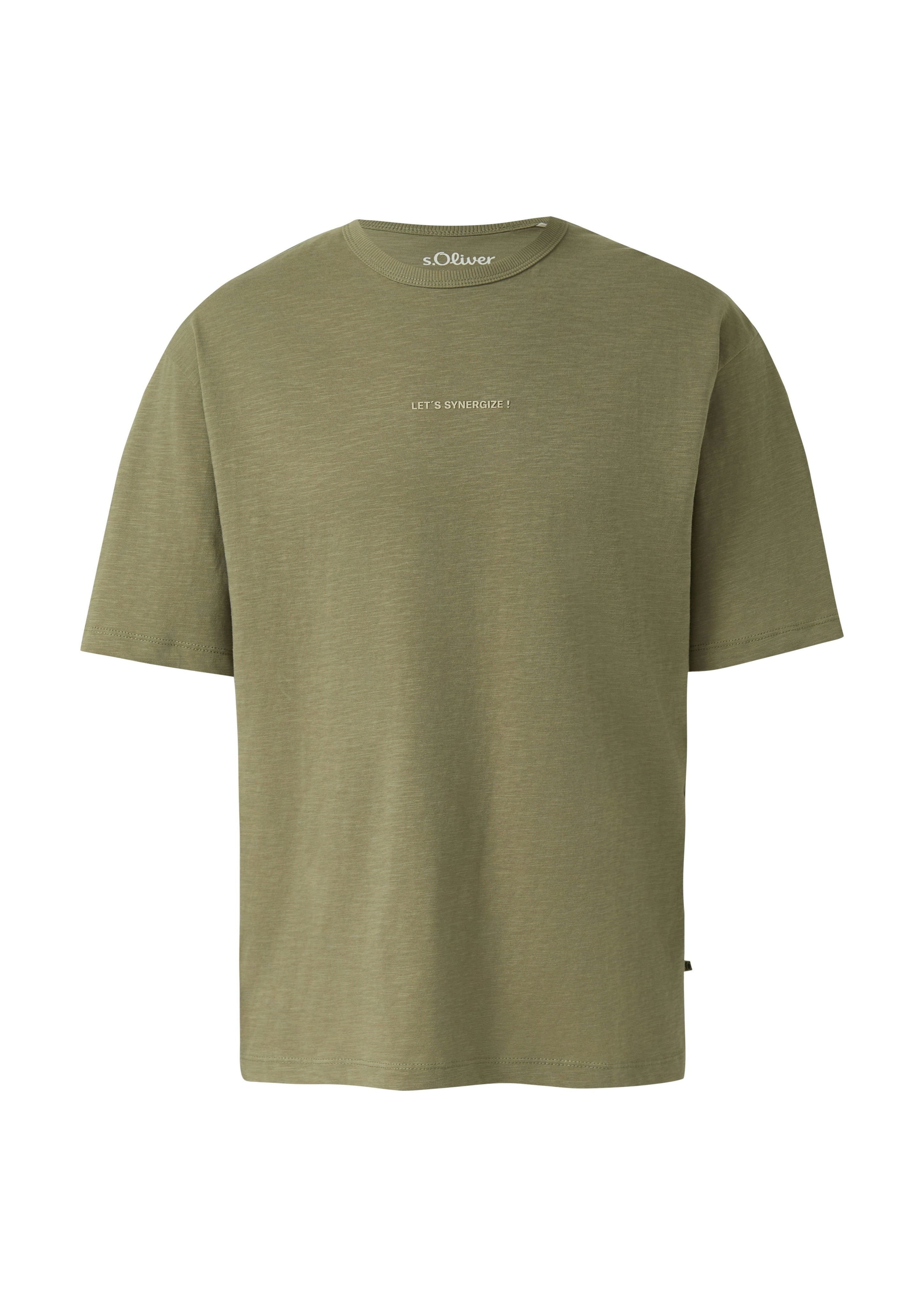 S. Oliver red Herren T-Shirts kurz Green