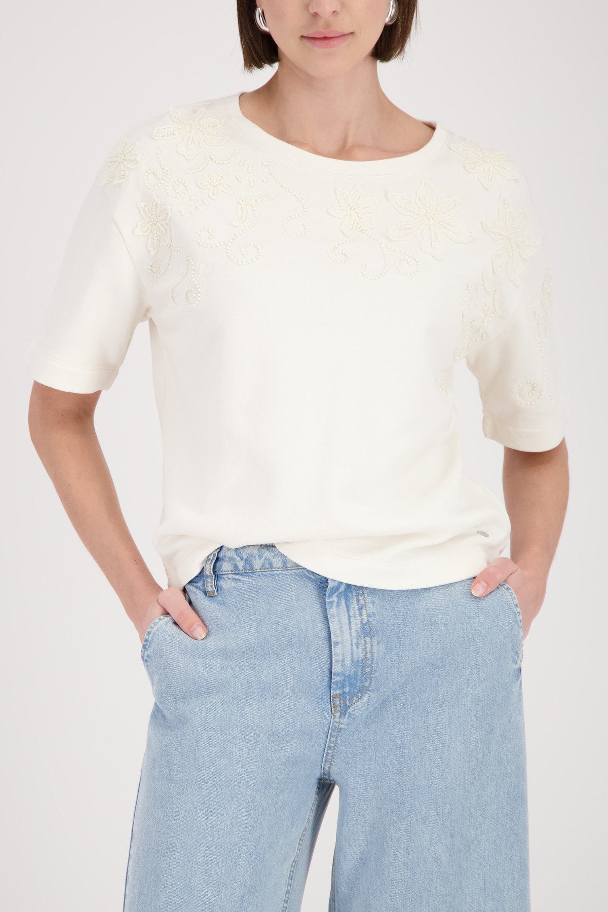 Monari Damen T-Shirts Marble