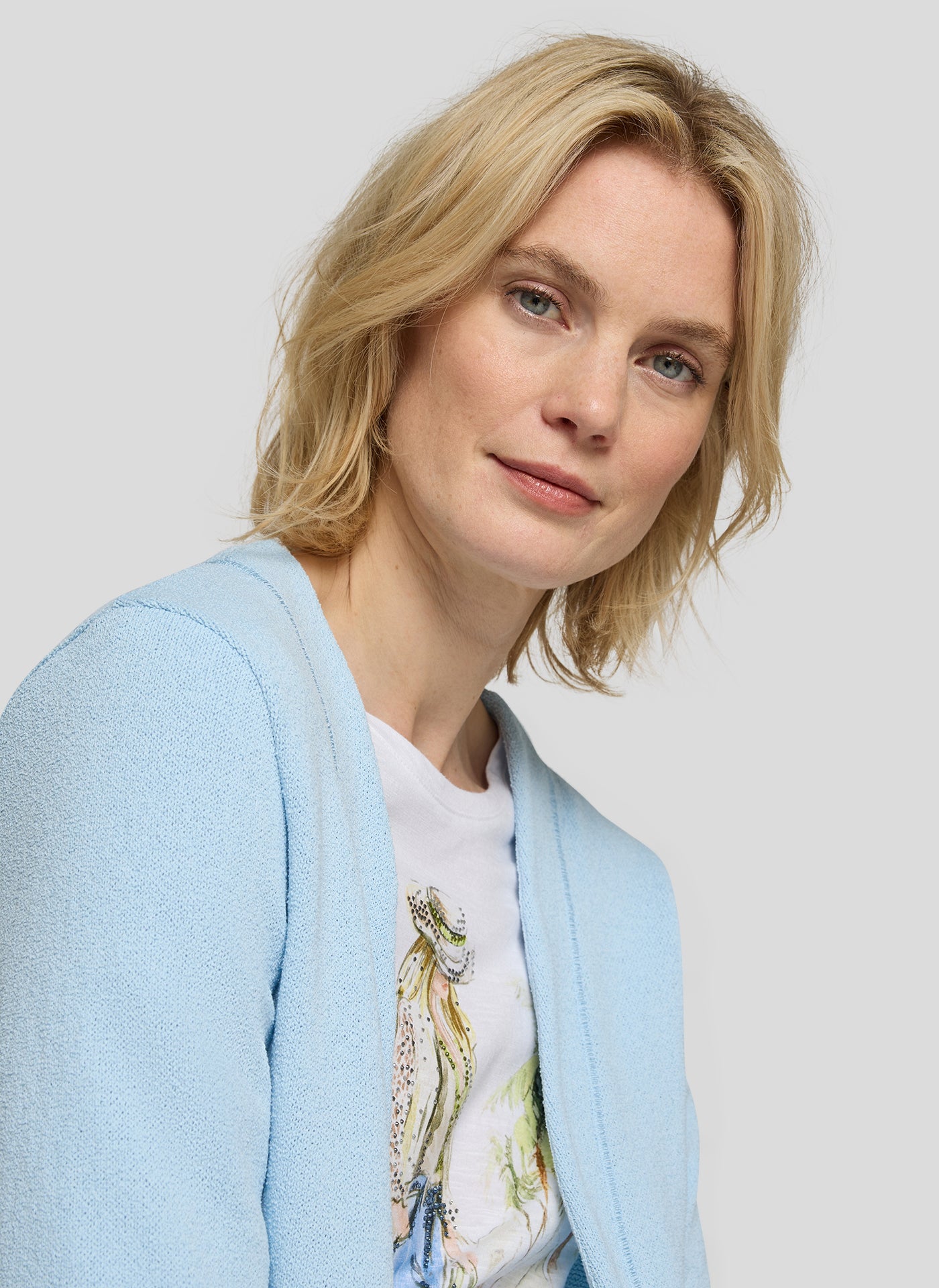 Rabe Damen Blazer Himmelblau