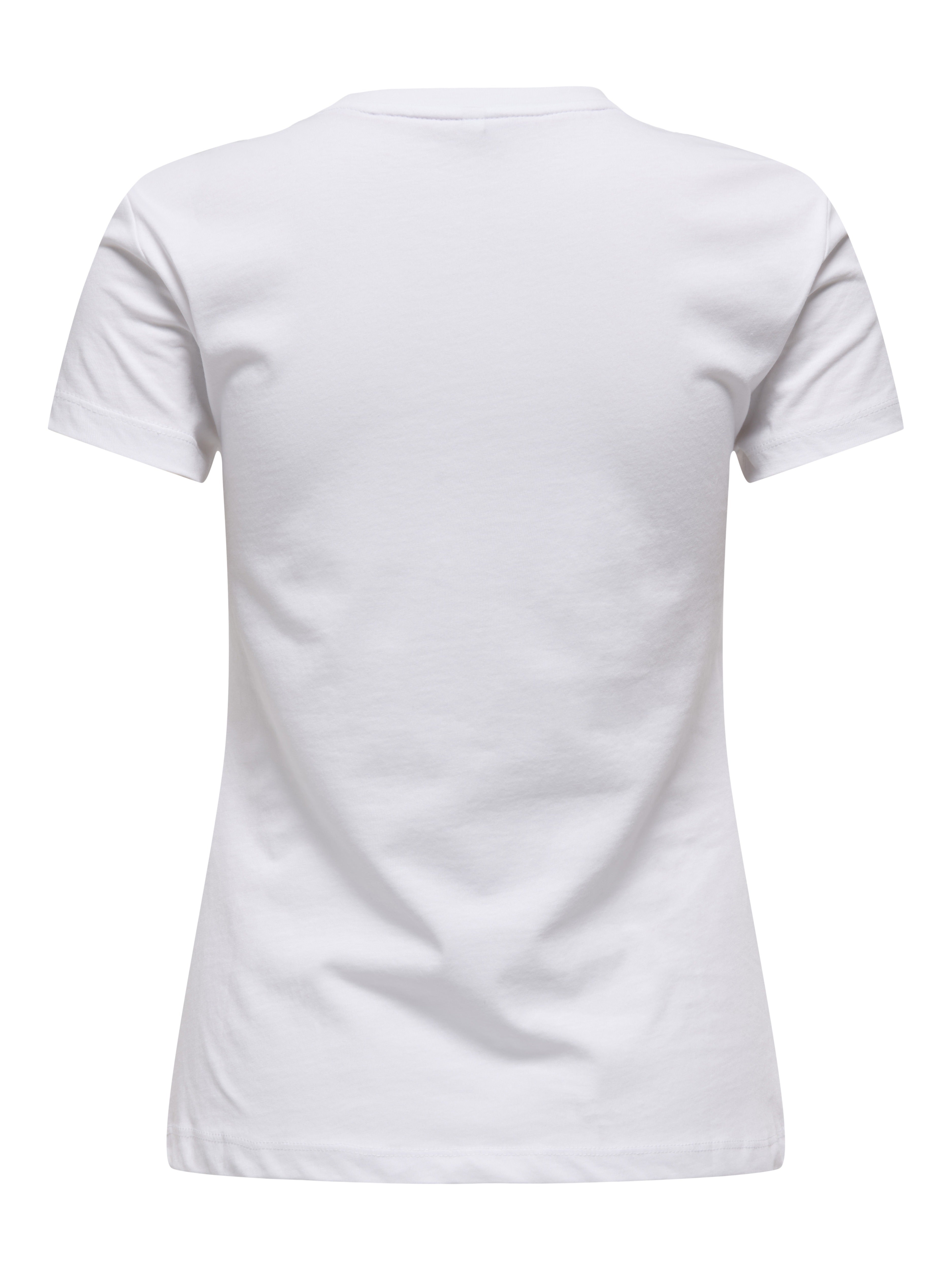 Only Damen T-Shirts Bright White/Ra