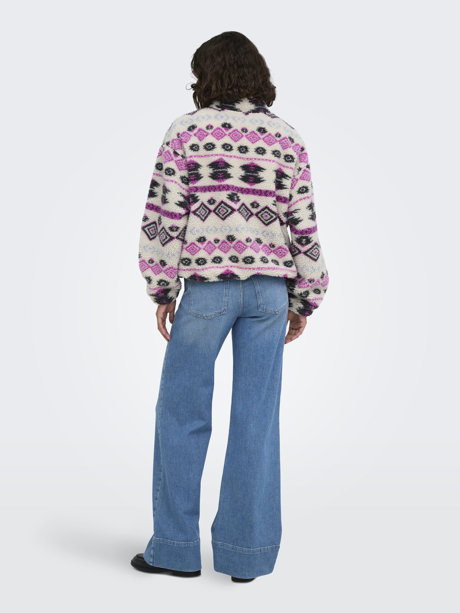 only Damen Sweatshirts Birch/Aztec Fij