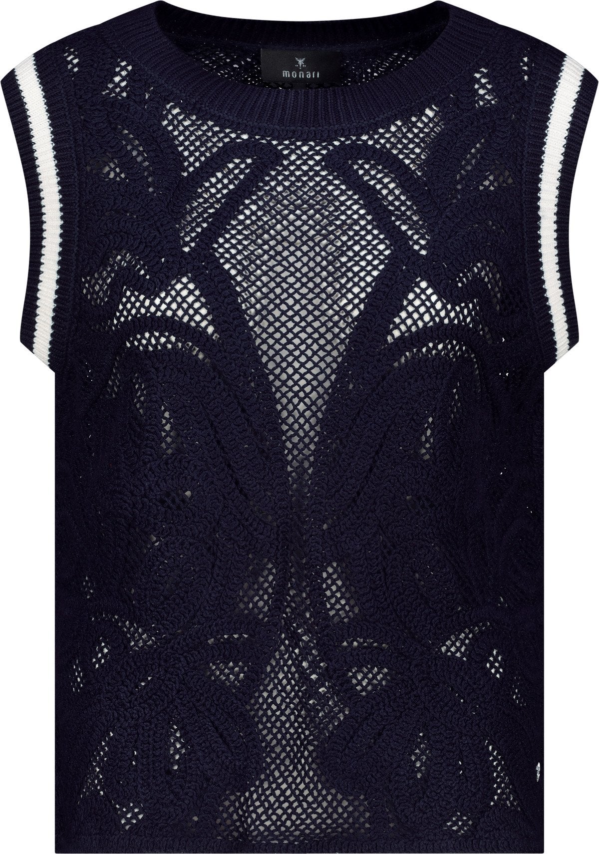 Monari Damen Pullover  Marine