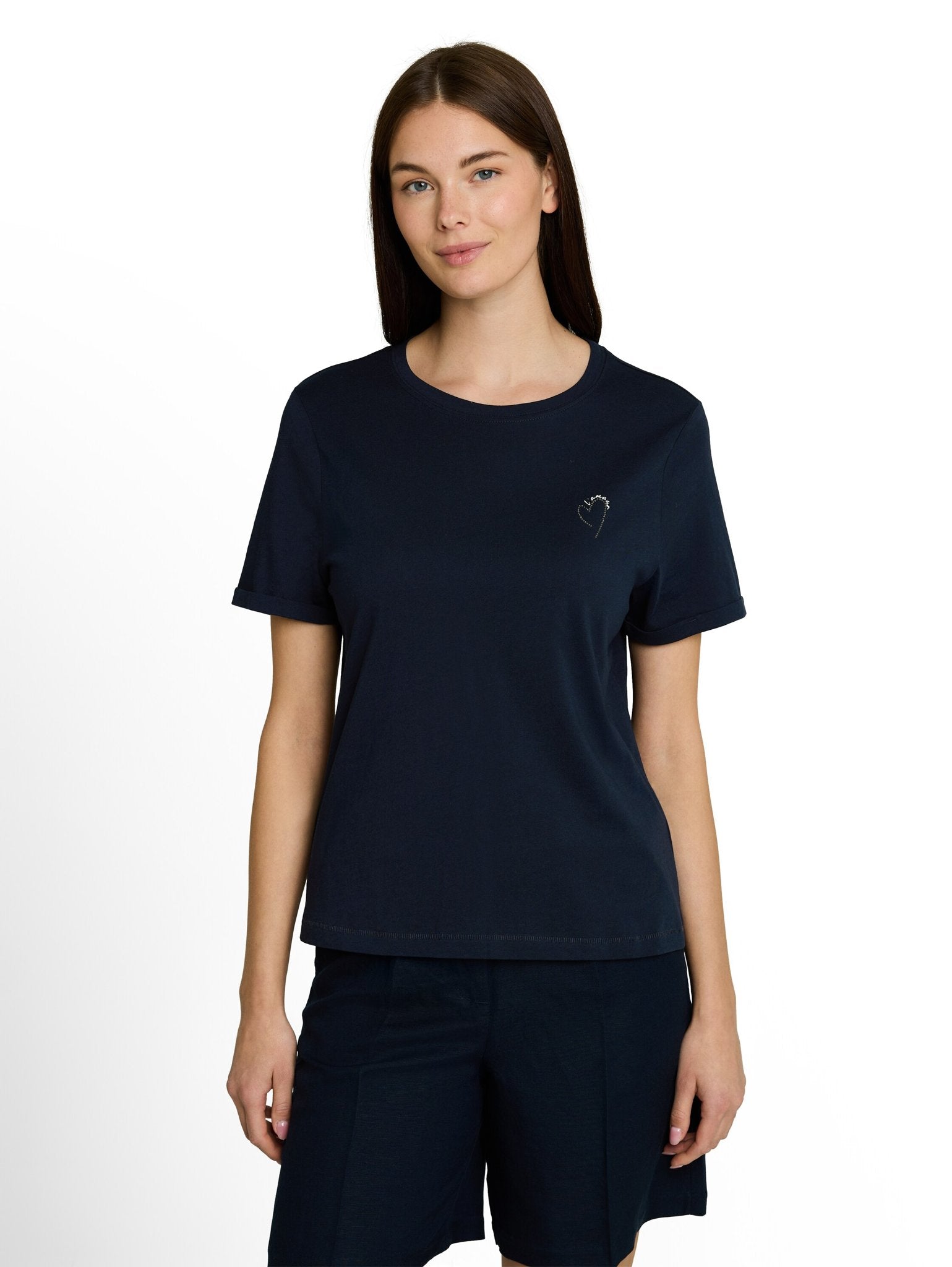 Tom Tailor Damen T-Shirts Sky Captain Blu