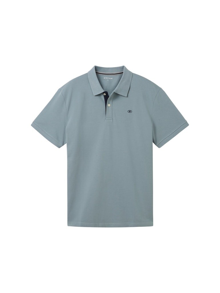 Tom Tailor Herren Polo-Shirts Grey Mint