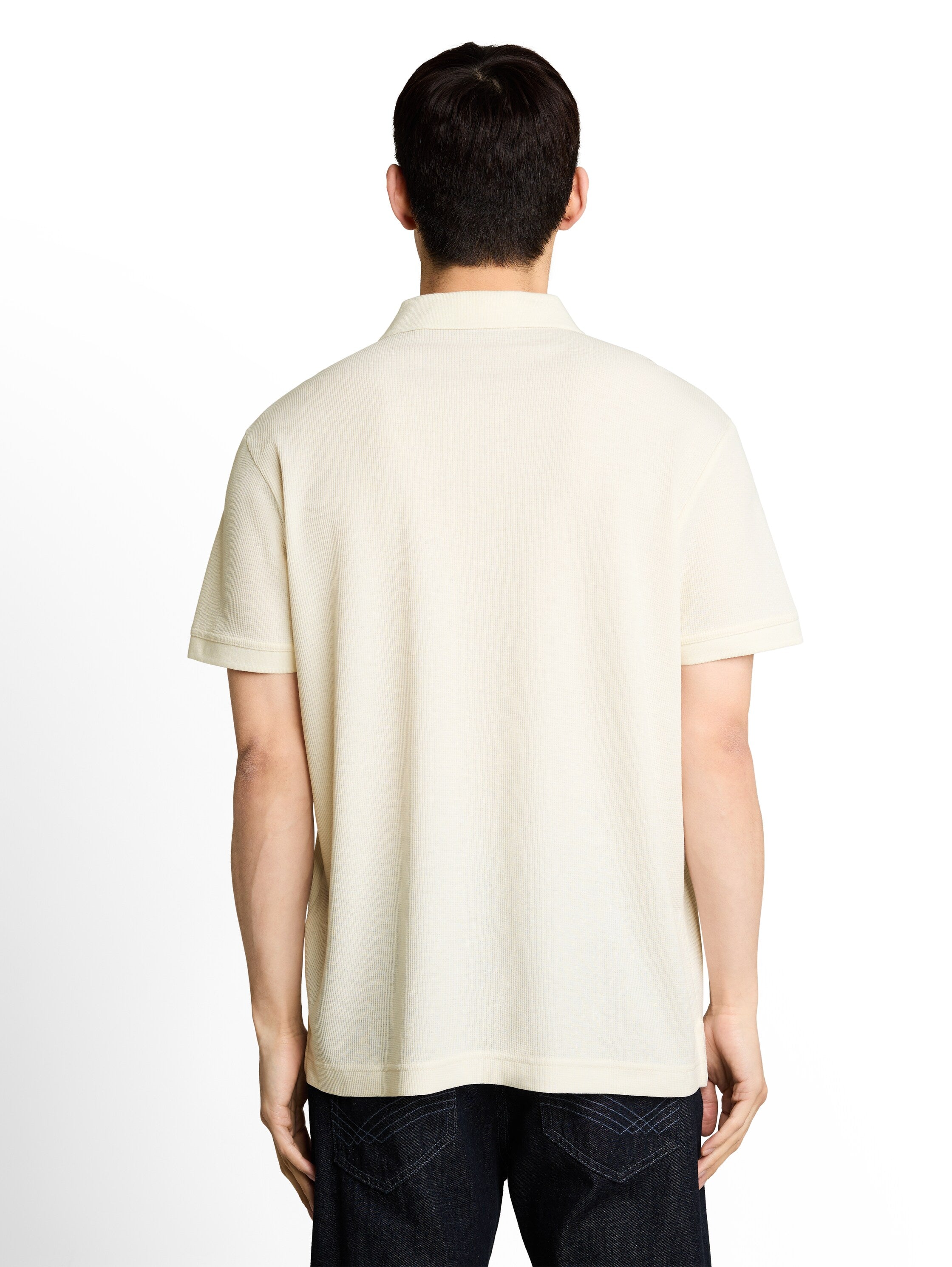 Tom Tailor Herren Polo-Shirts Gardenia White
