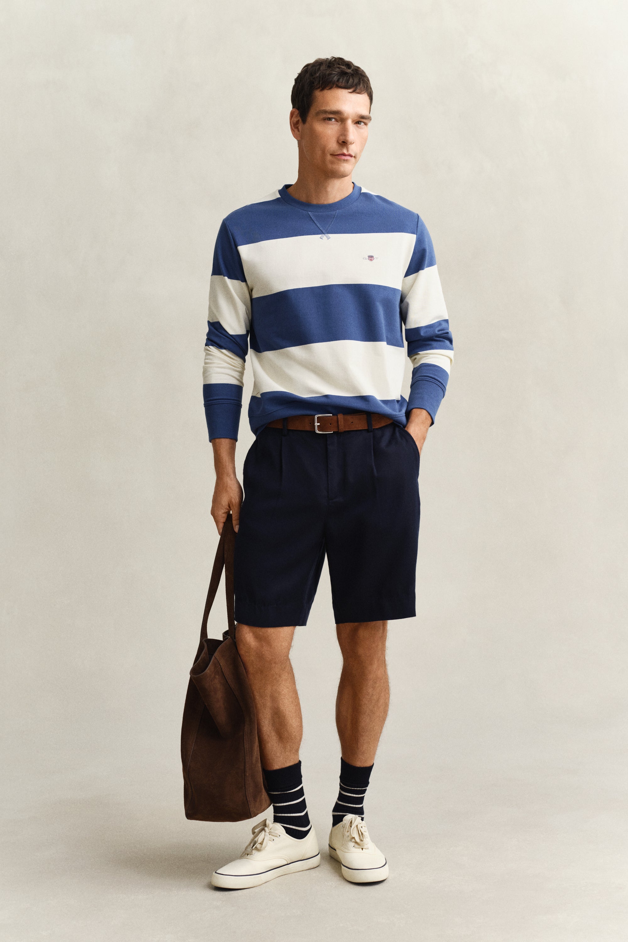 Gant Herren Sweatshirts Vintage Blu