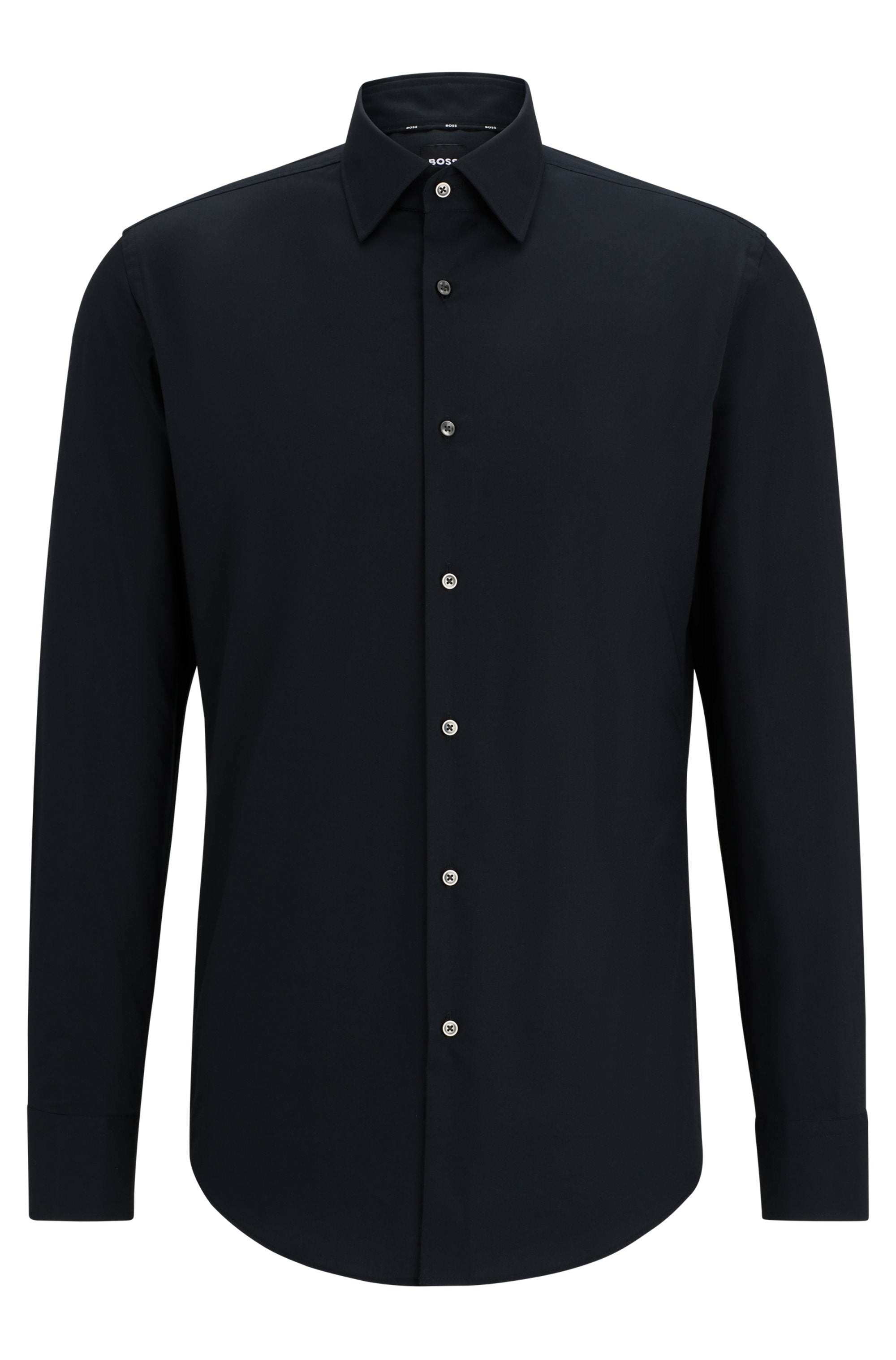 Boss Herren Hemden lang  Black